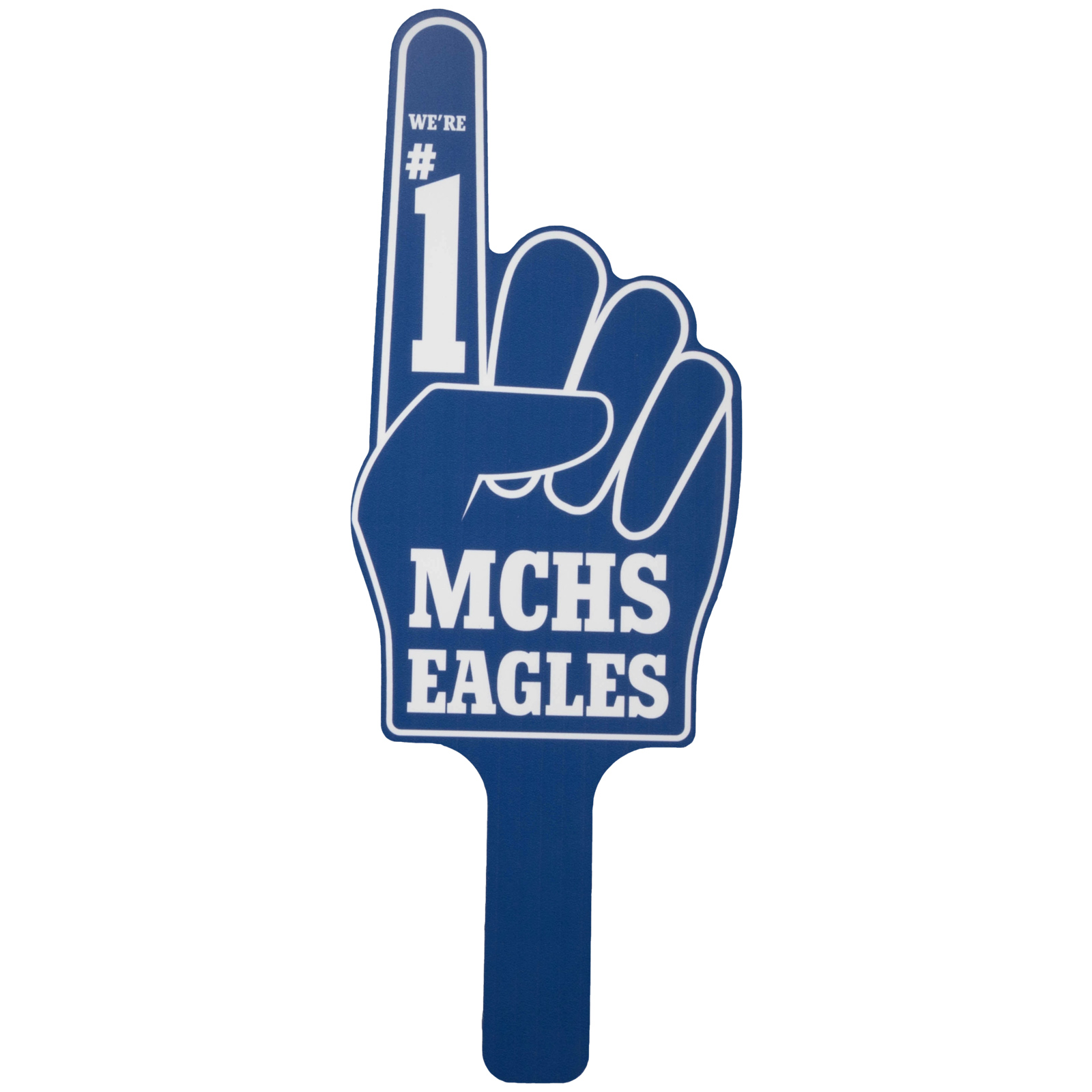 Rally Sign PVC 3mm Stock Shape 96 sq. in. - White 302
