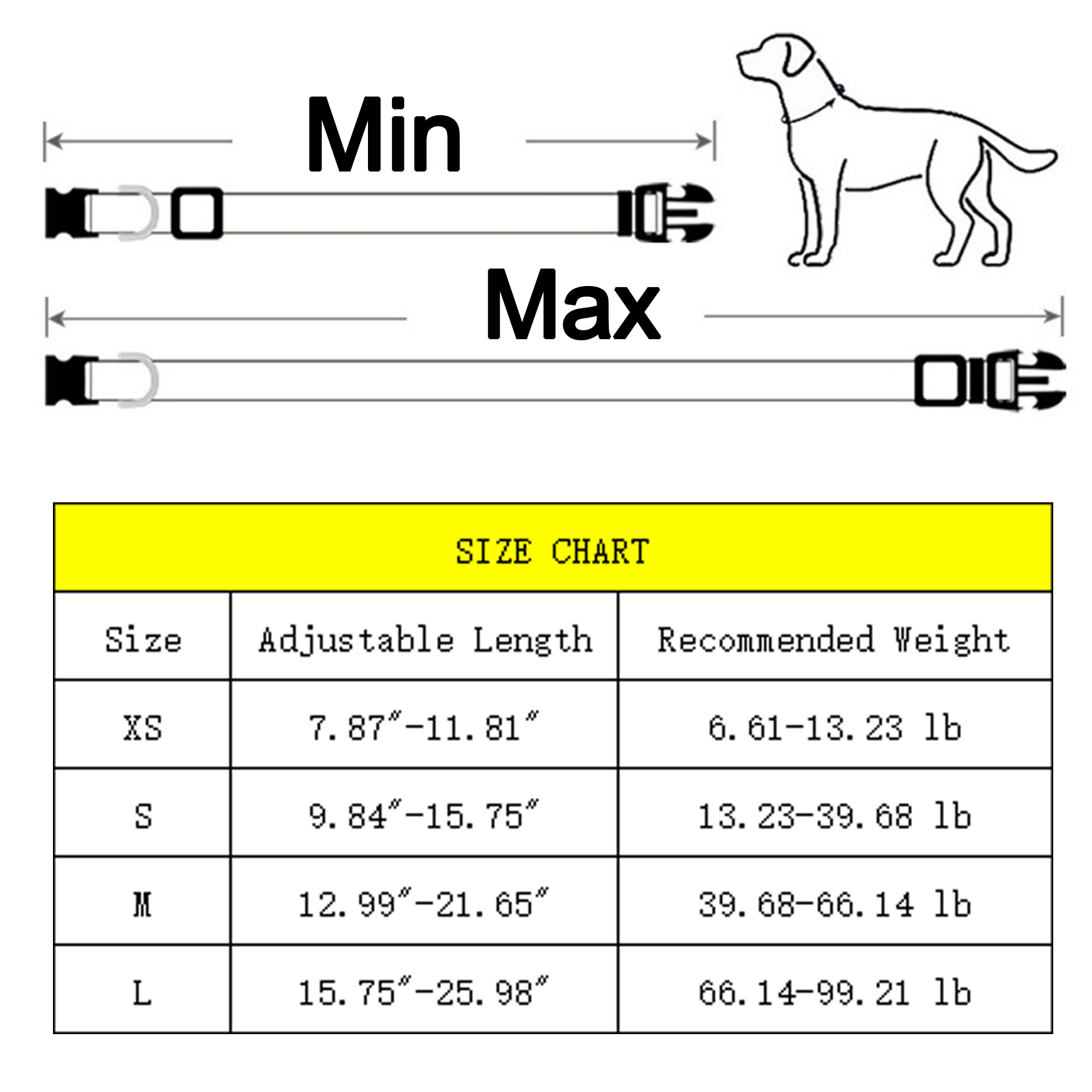 Adjustable Polyester Pet Collar With Buckle Release 1
