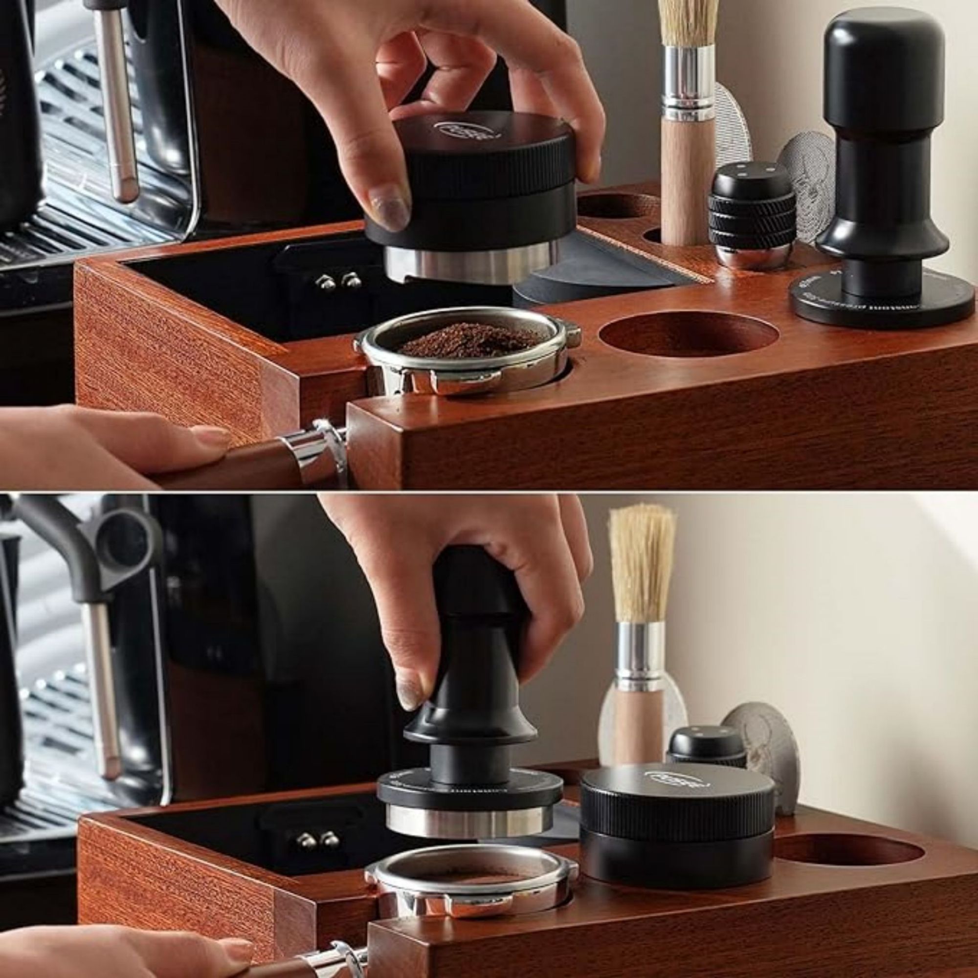 Espresso Knock Box and Tamp Station 3