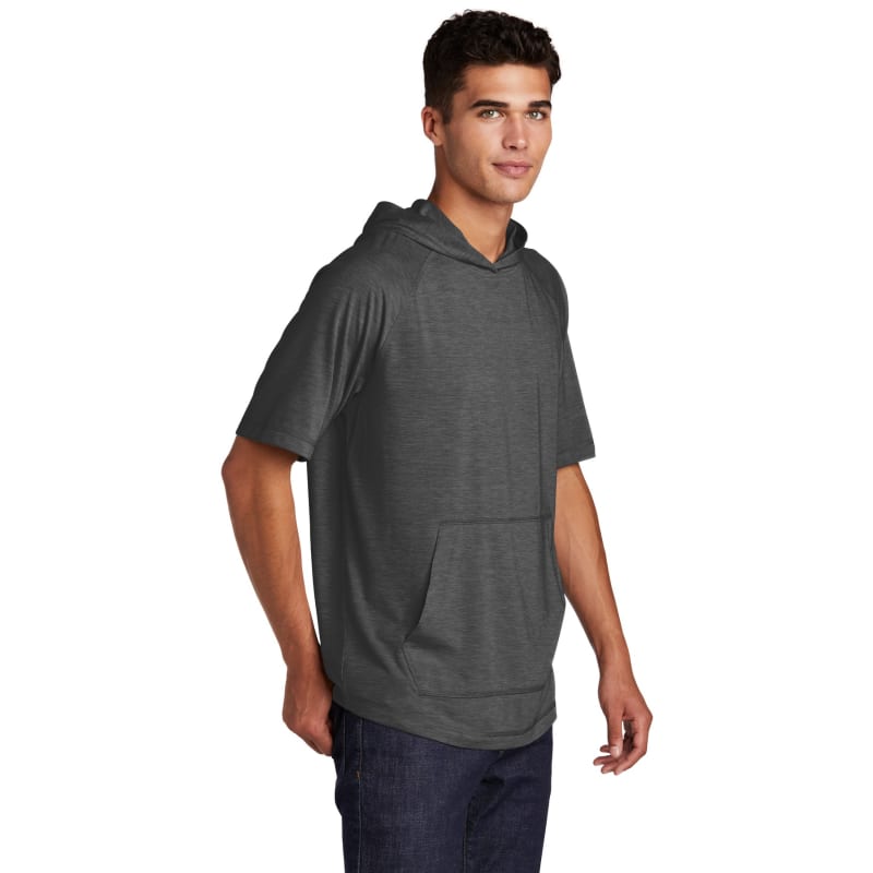 Sport-Tek PosiCharge Tri-Blend Wicking Short Sleeve Hoodie., custom hoodie or sweatshirt with logo imprint 8