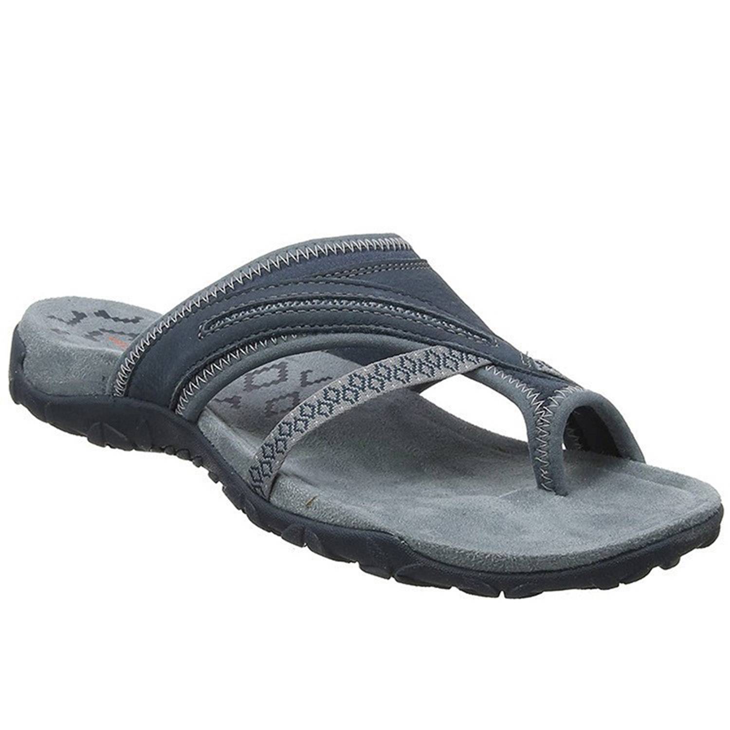 Leather Beach Flip Flops Rubber Cushion Sandals Slippers 6