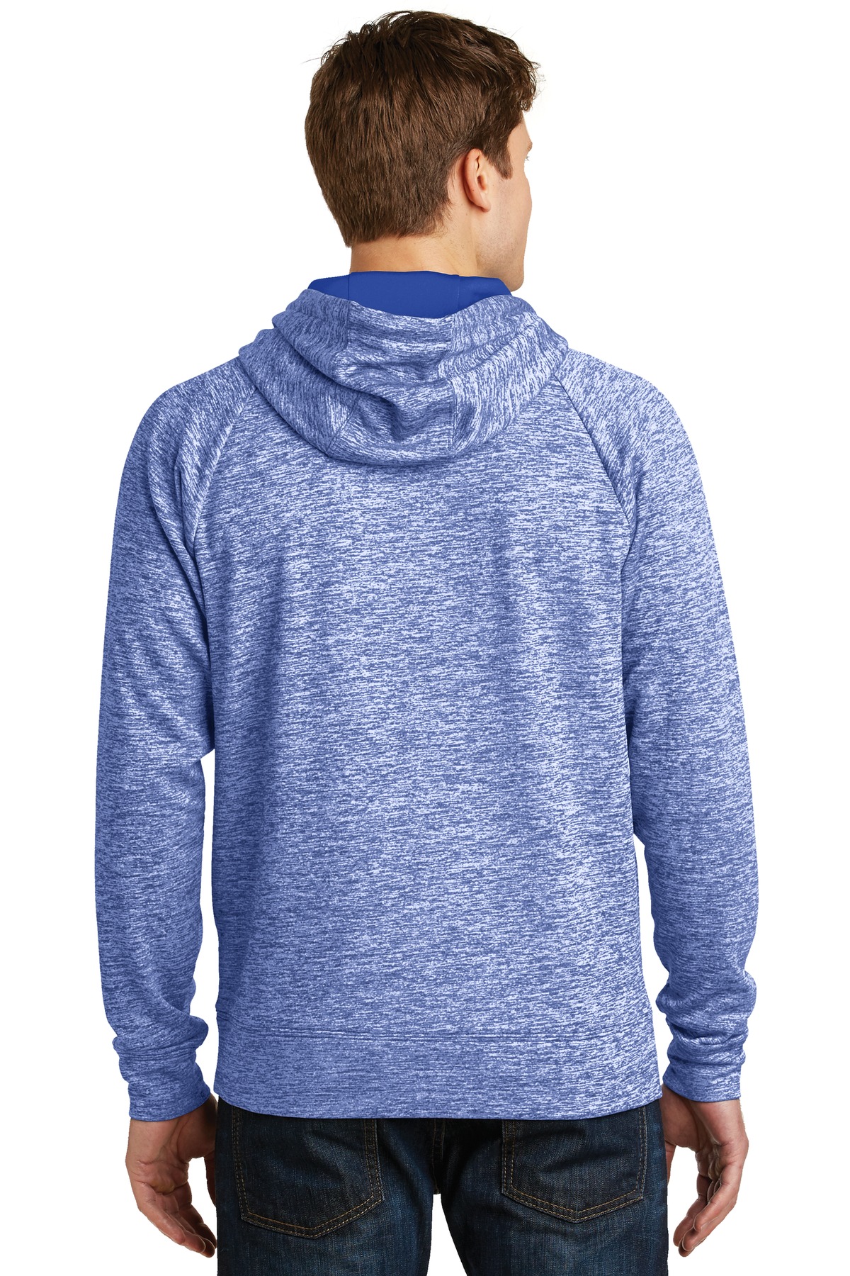 Sport-Tek PosiCharge Electric Heather Fleece Hooded Pullover. ST225, custom hoodie or sweatshirt with logo imprint 15