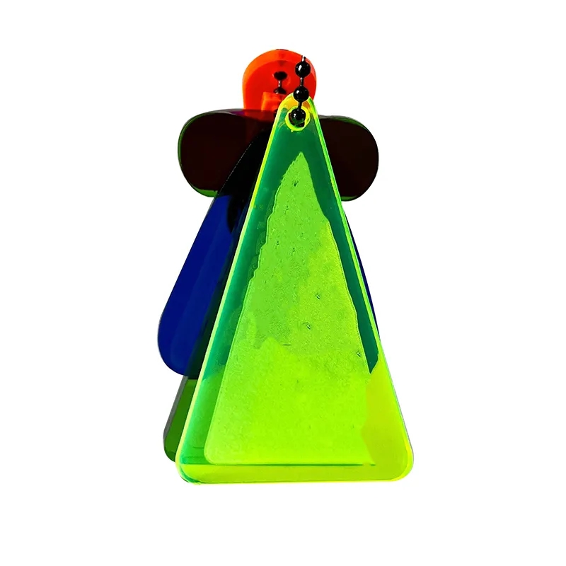 Acrylic Hang Tag Suitcase Ornaments 6