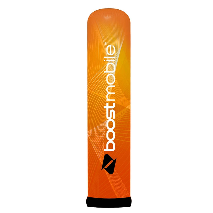 AirePin™ LED Inflatable Pillar, Totem_Orange Boost Mobile - 10'H 1