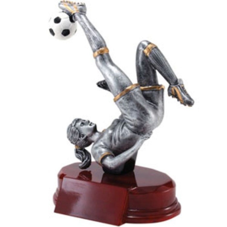 7-1/4" Soccer-Female Resin Figure 1