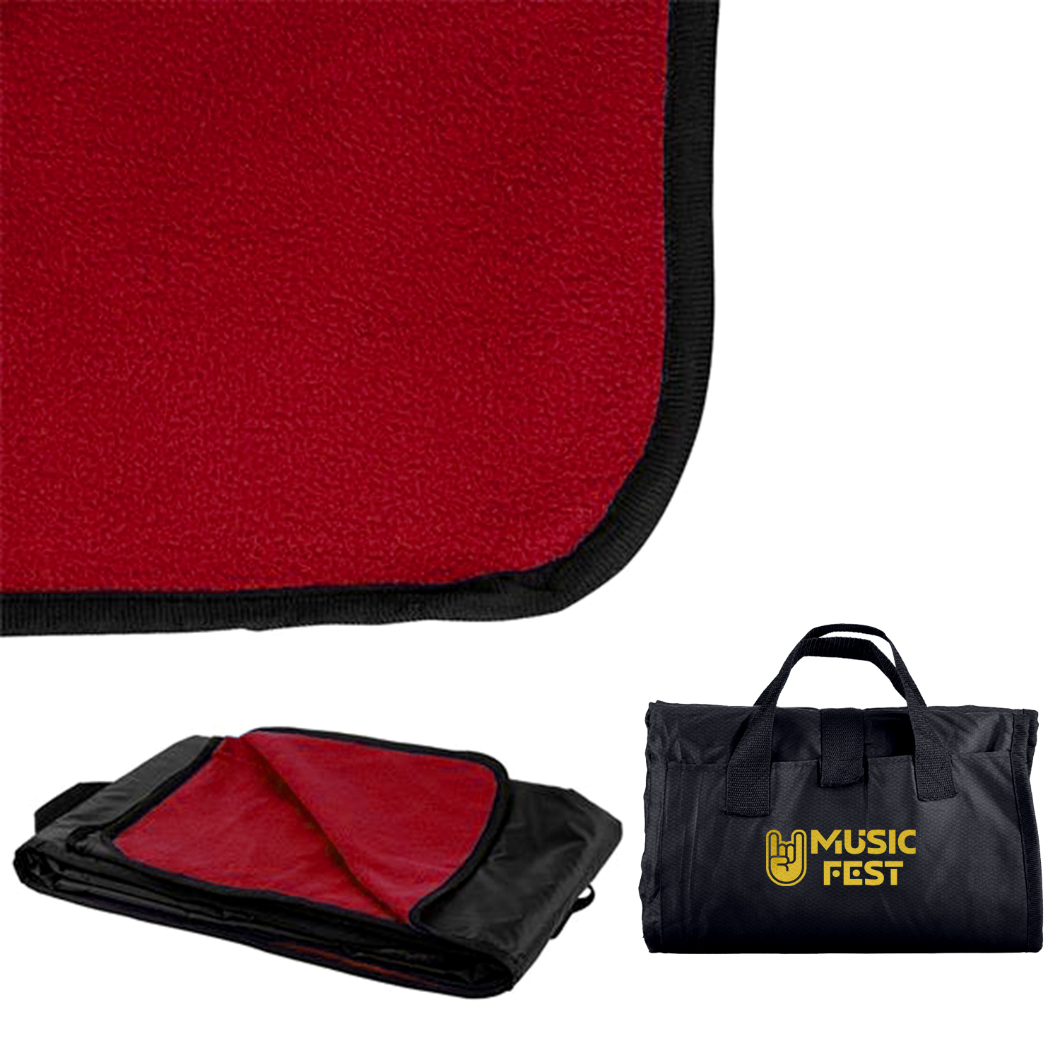 Fleece / Nylon Picnic Blanket 3