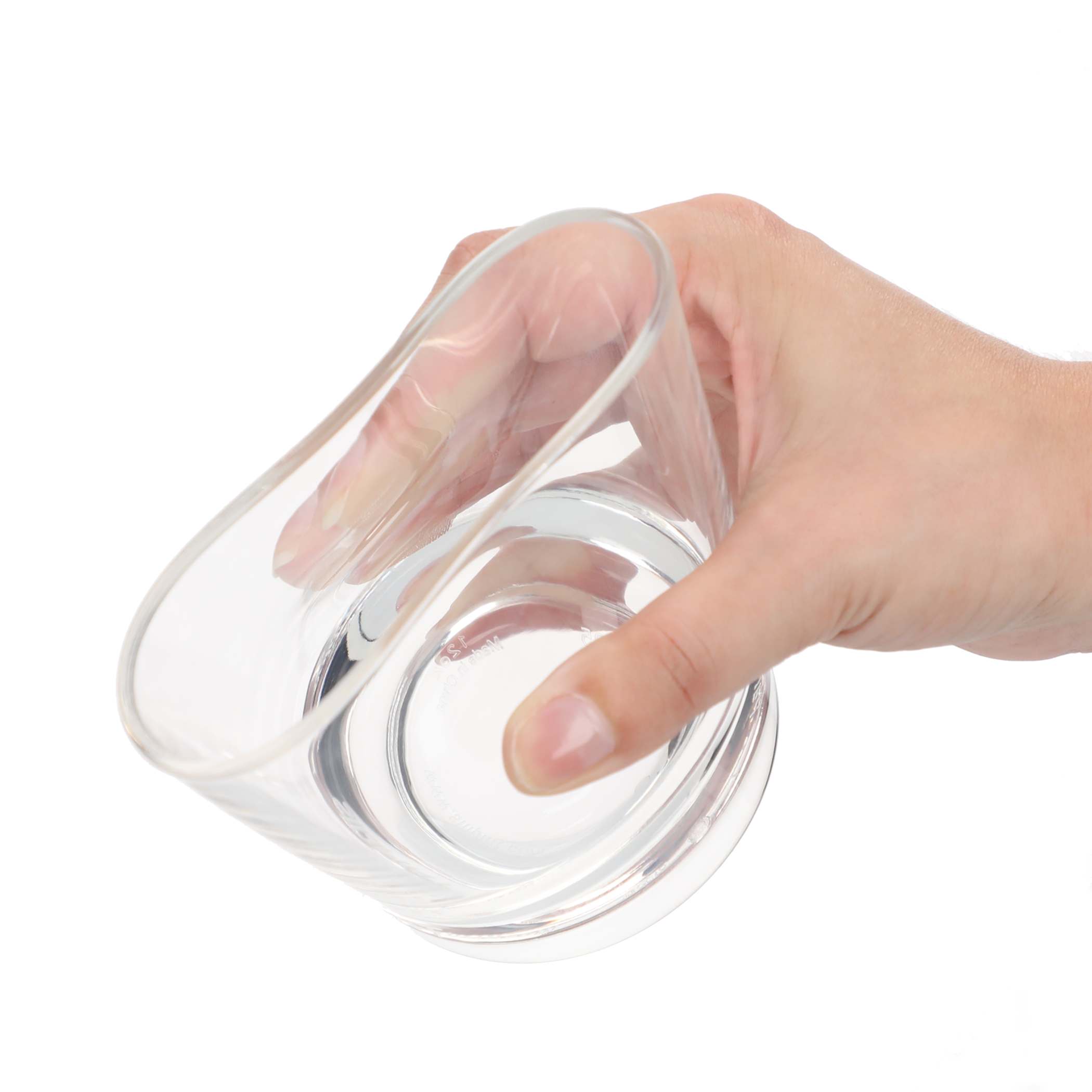 12 oz SiliPint Crystal Clear Silicone Rocks Glass 4