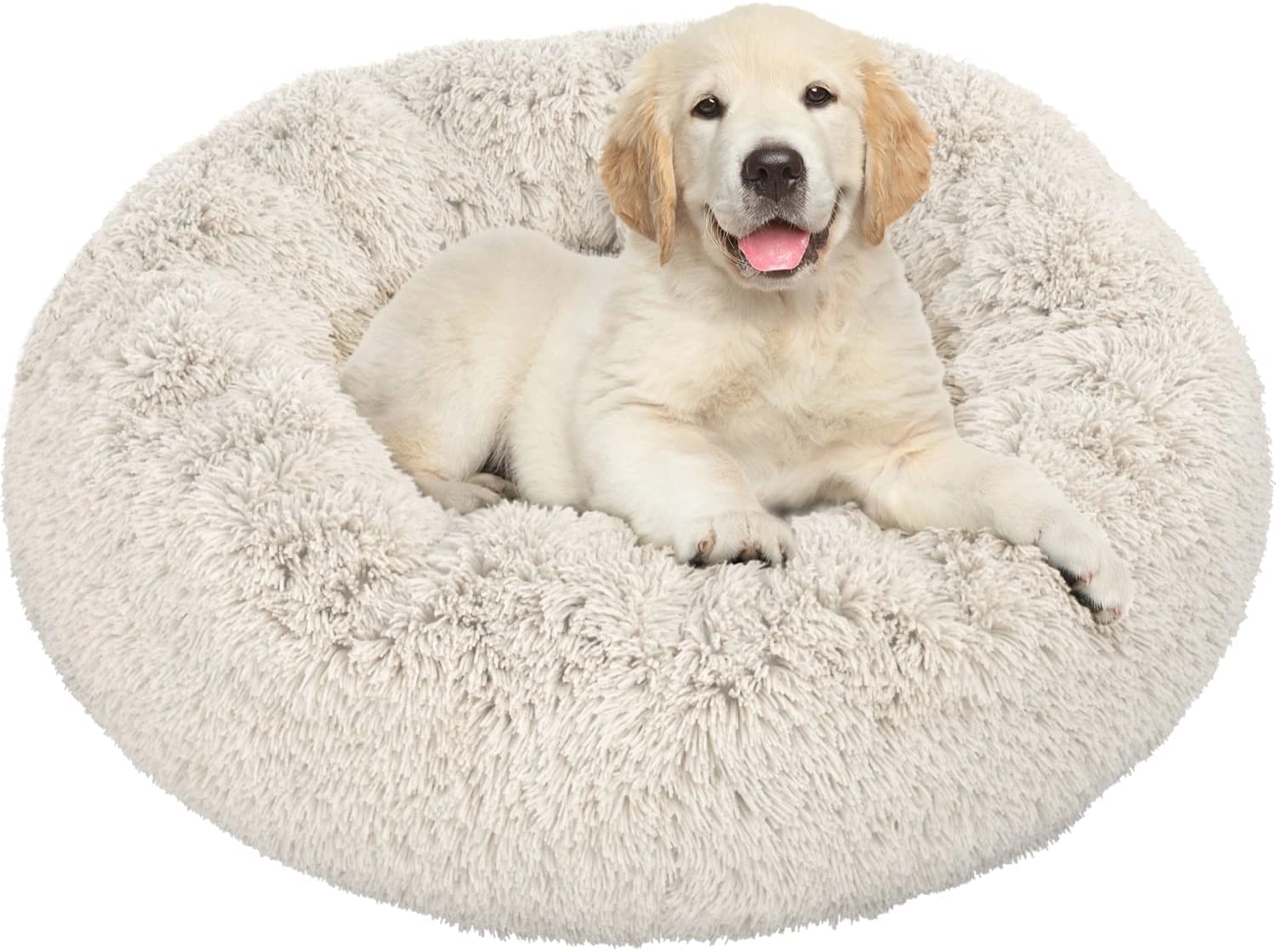 Pet Beds for Cats Dog Memory Foam Donut Cuddler 4