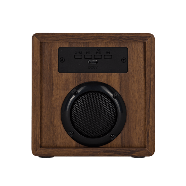 Orbit Wood Grain Mirror Light-Up Speaker 57