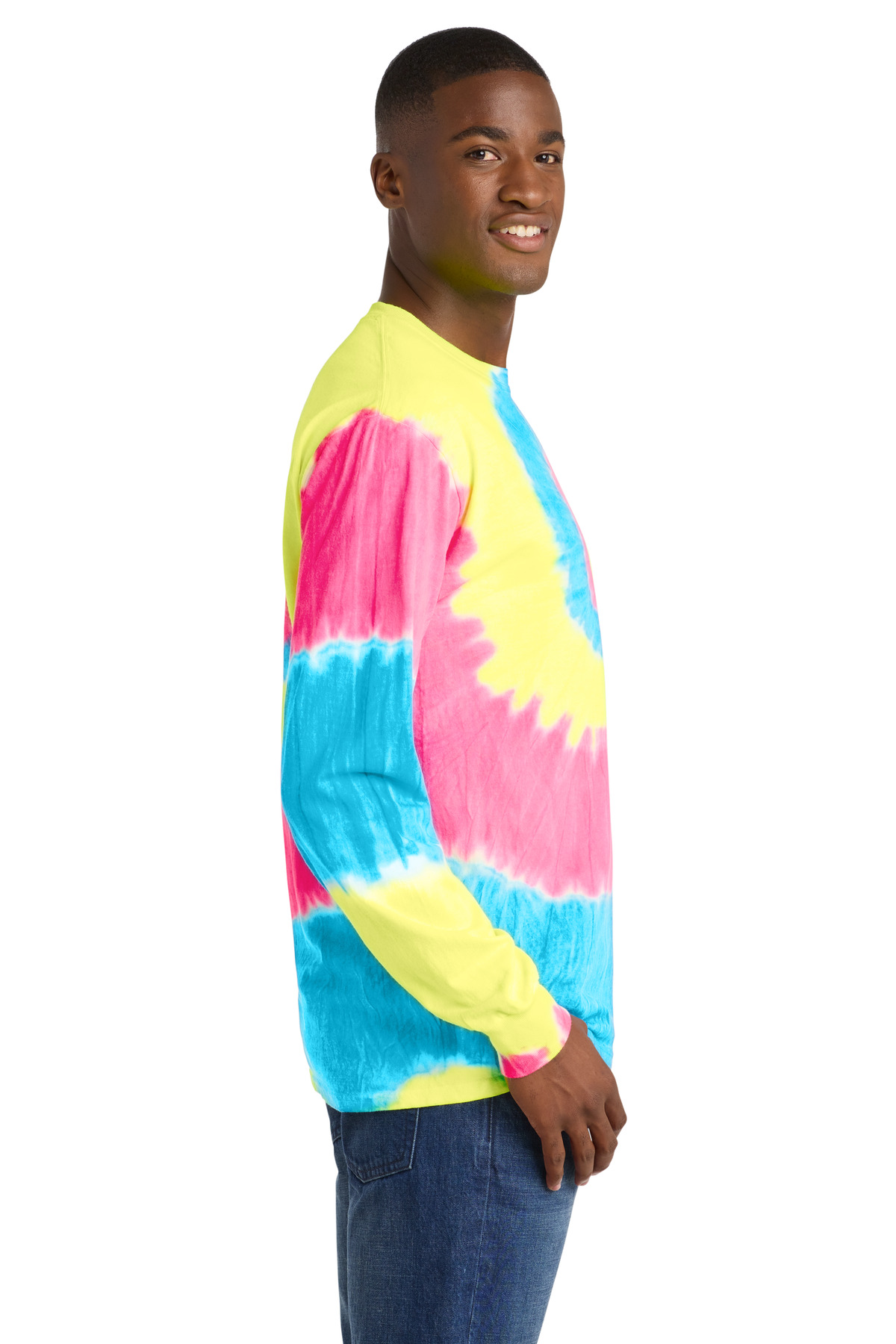 Port & Co Tie-Dye Long Sleeve Tee. PC147LS 15