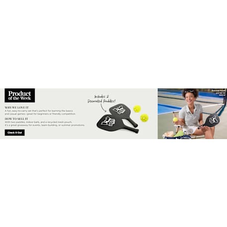 Pickleball Paddle and Ball Set 28