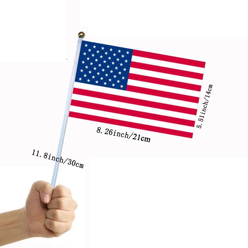 Handheld Waving USA Flag 3