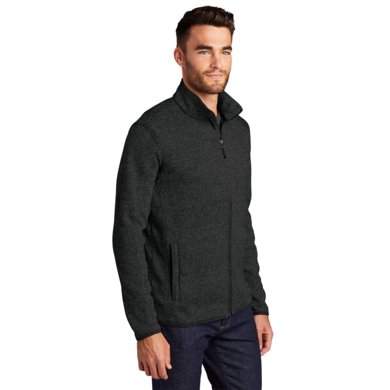 Port Authority Sweater Fleece Jacket. 8