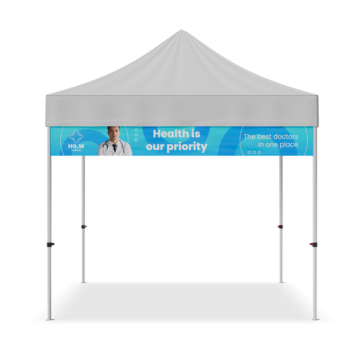 Tent Valance Banner for 10' Tent 3