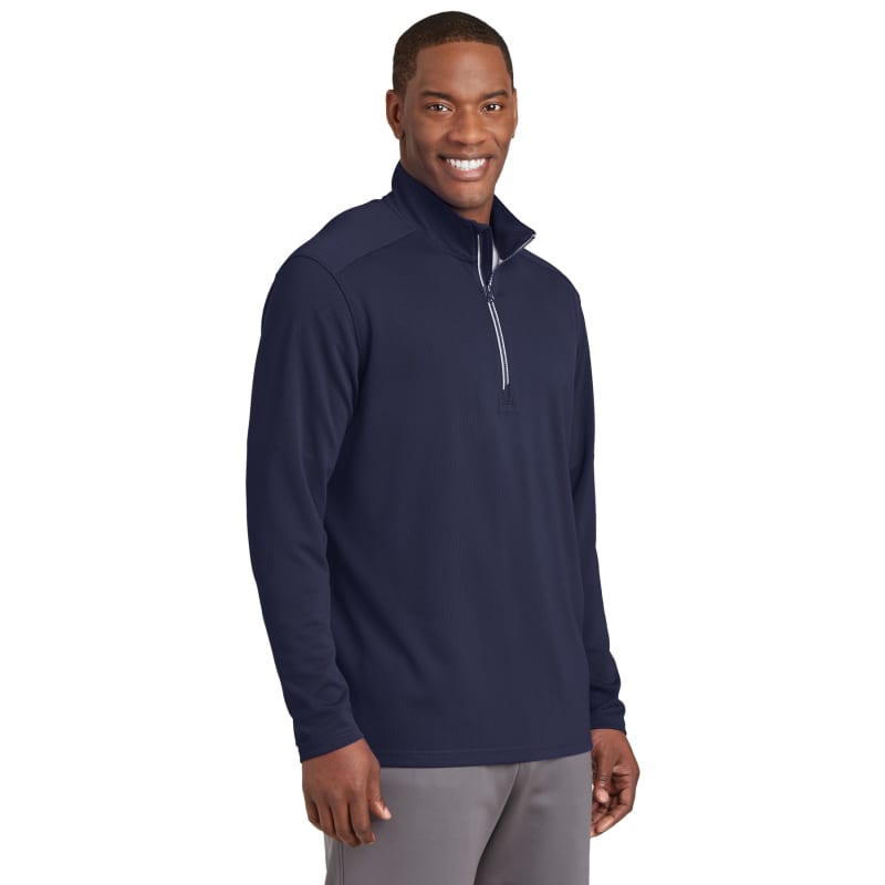 Sport-Tek Sport-Wick Textured 1/4-Zip Pullover., custom hoodie or sweatshirt with logo imprint 19