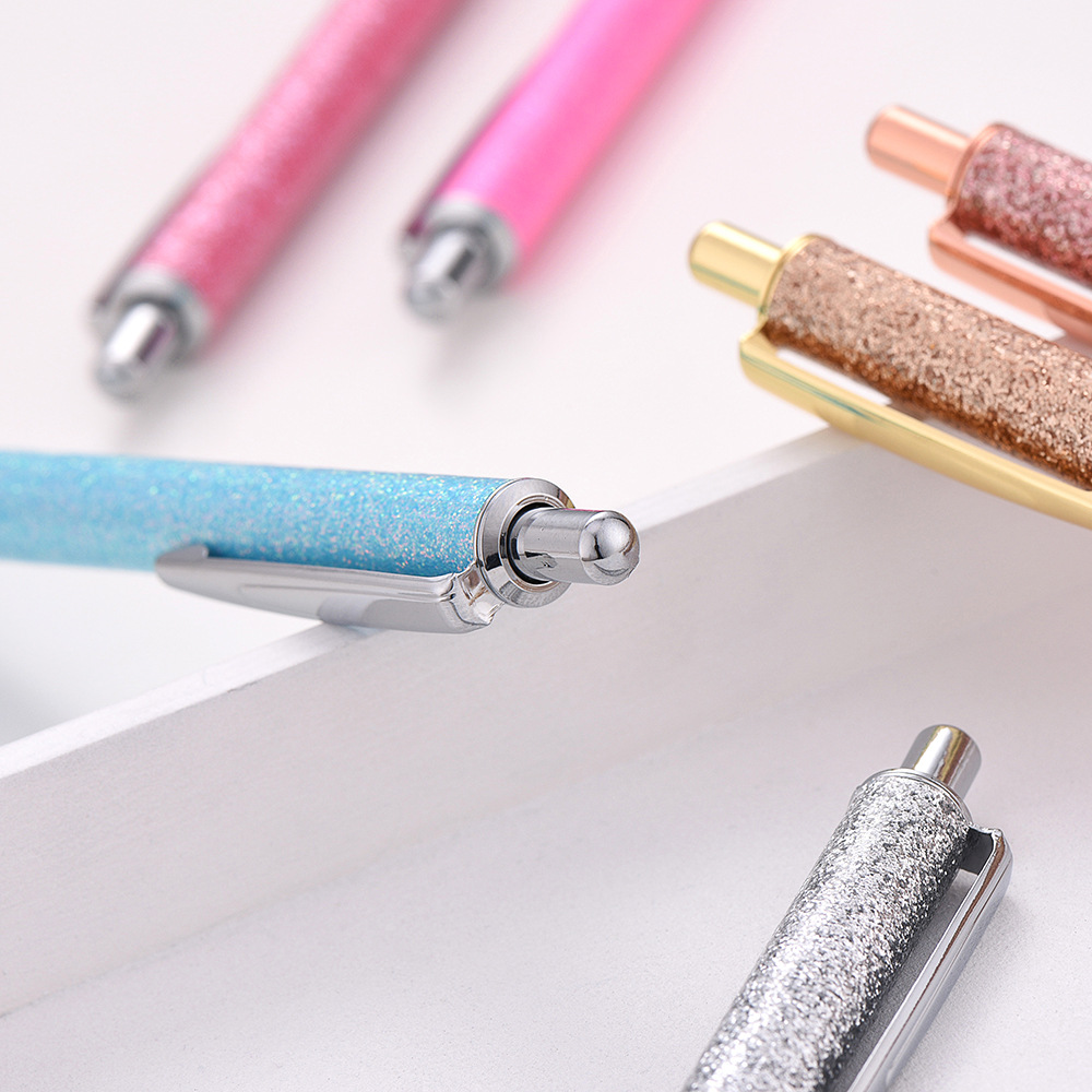 Metallic Yarn Glitter Ballpoint Pen 1