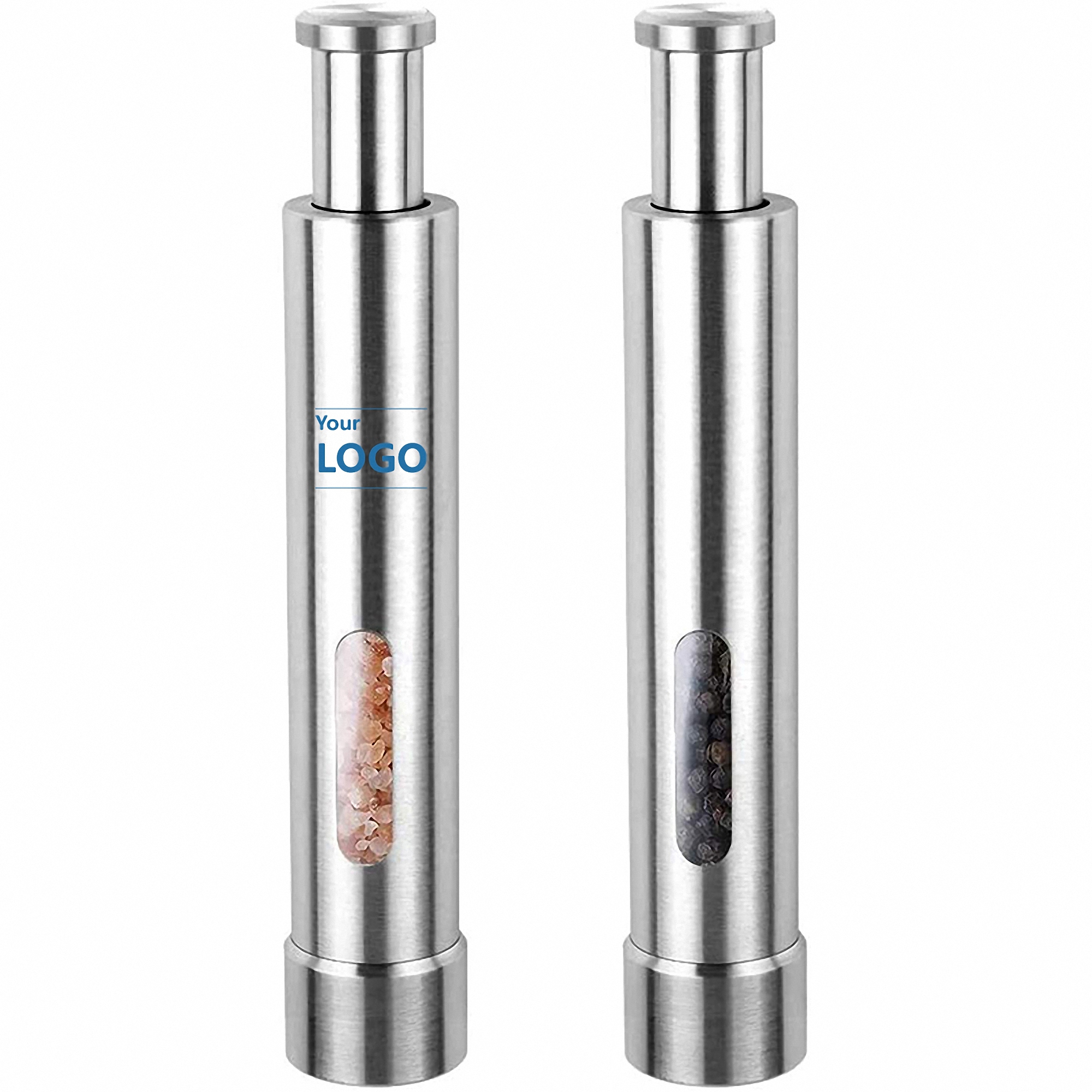 Stainless Steel Salt and Pepper Grinder Set 3