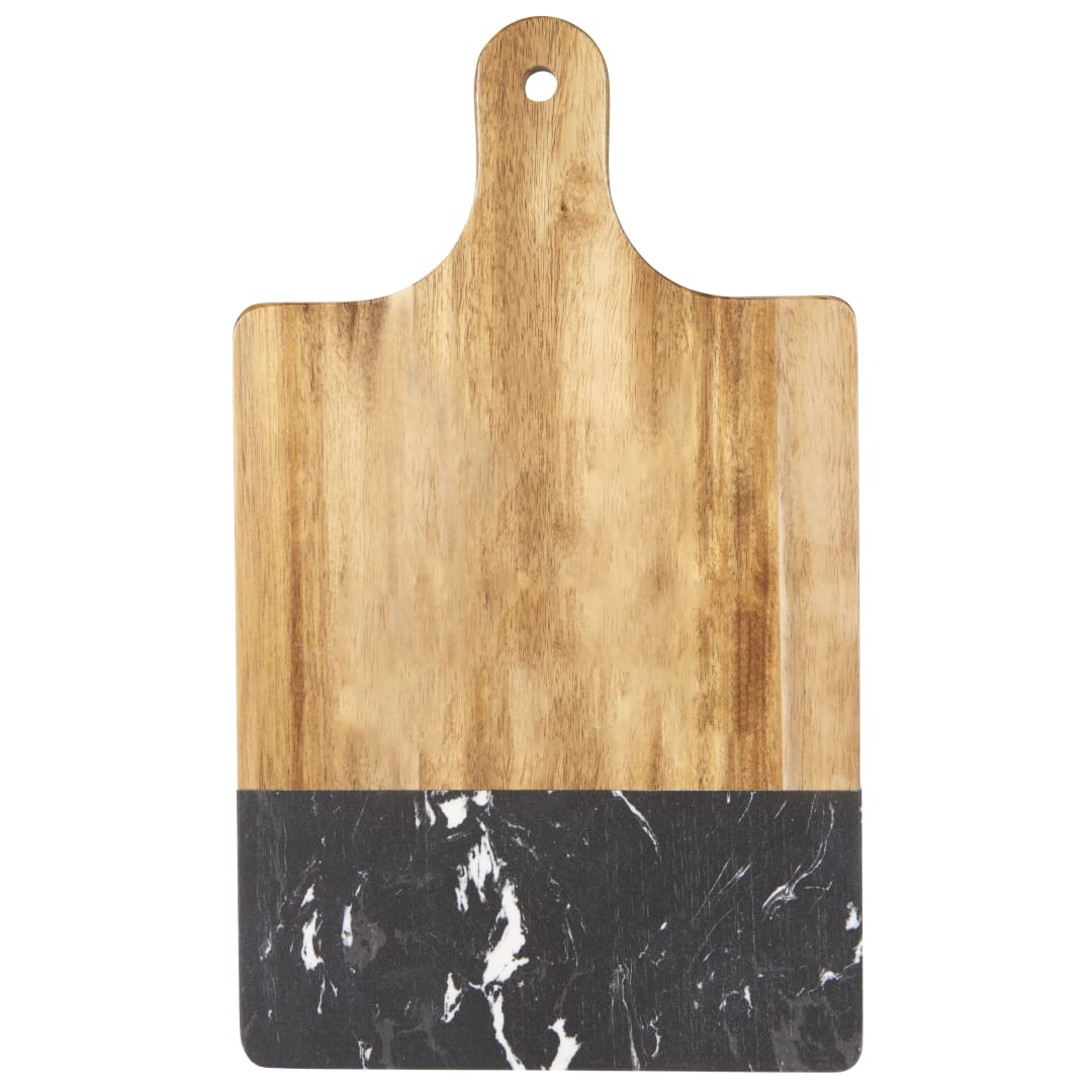 Black Marble and Wood Cutting Board 46