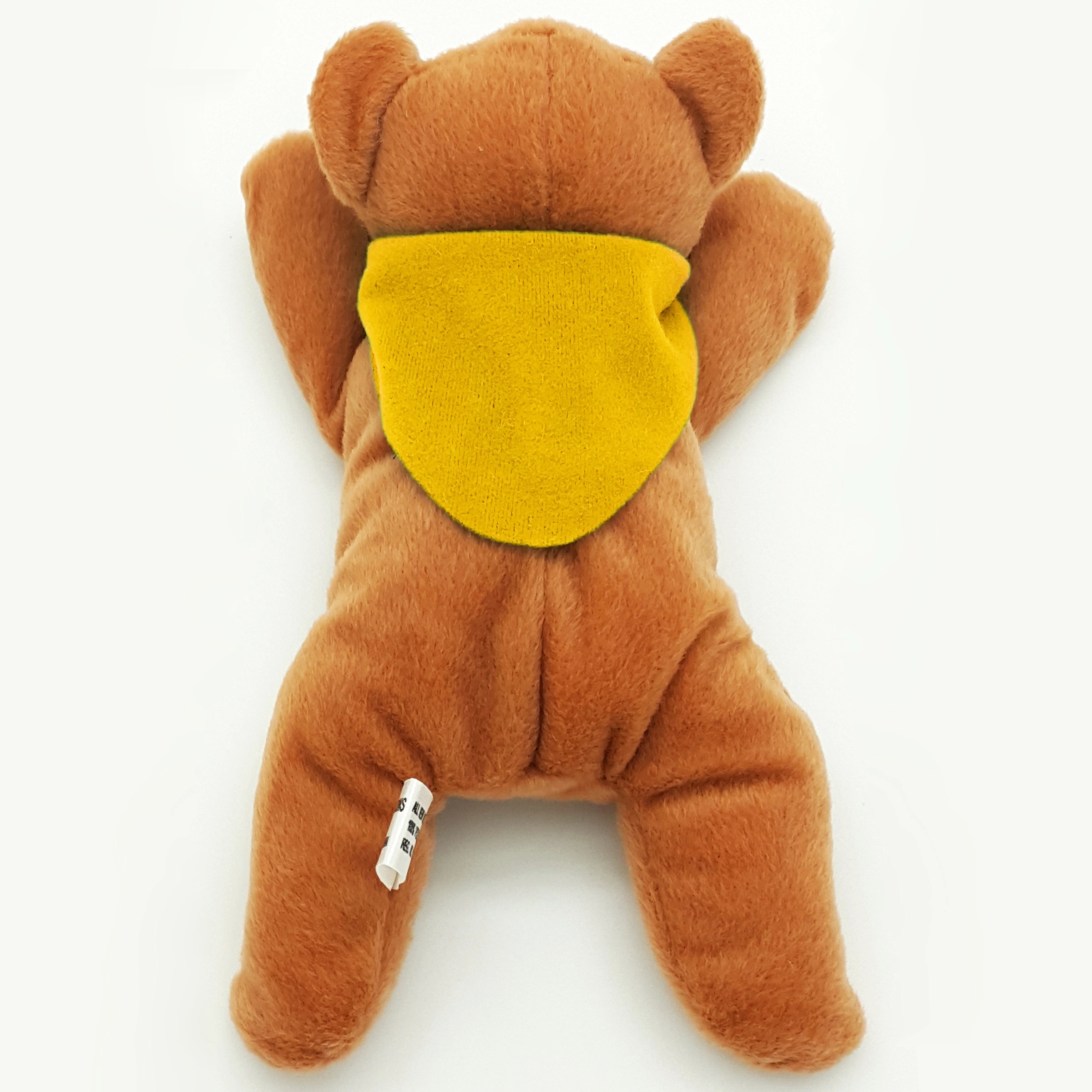 8" Laying Down Beanie Brown Bear 2