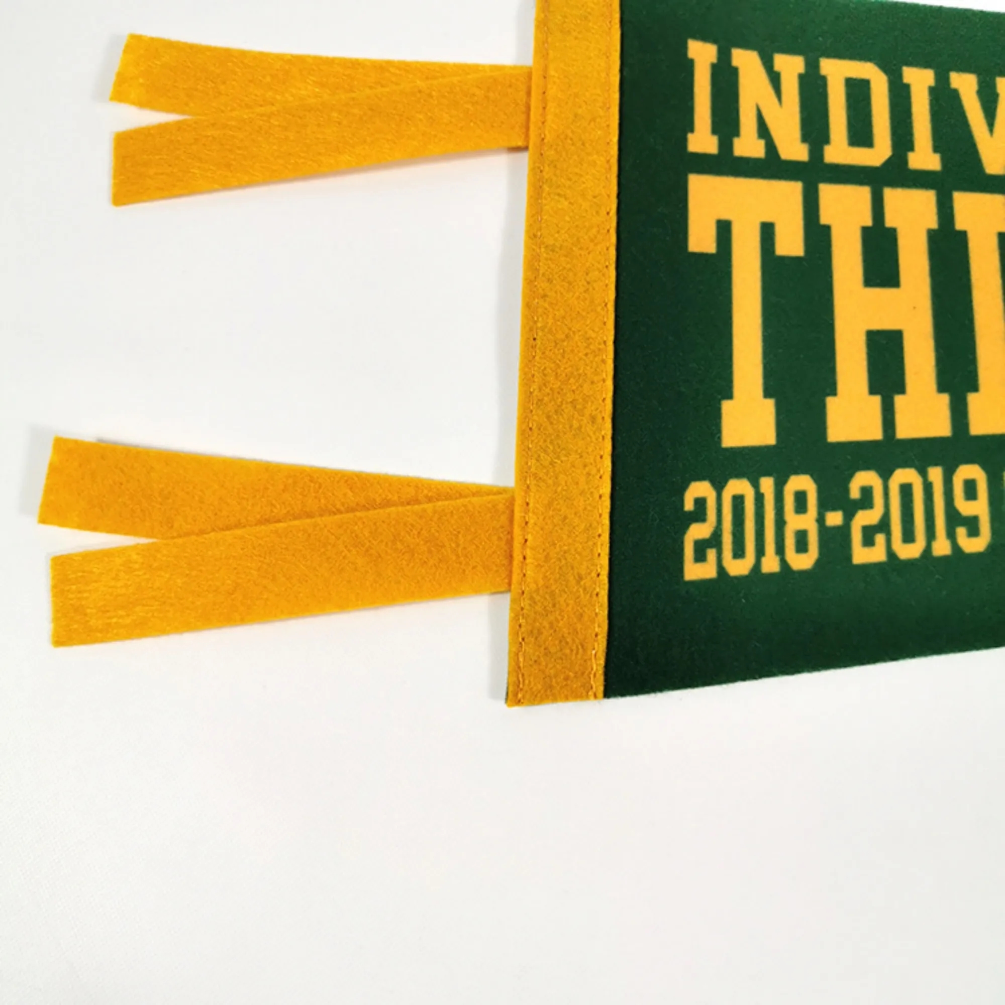 Custom Full Color Triangle Felt Pennat Flags 2