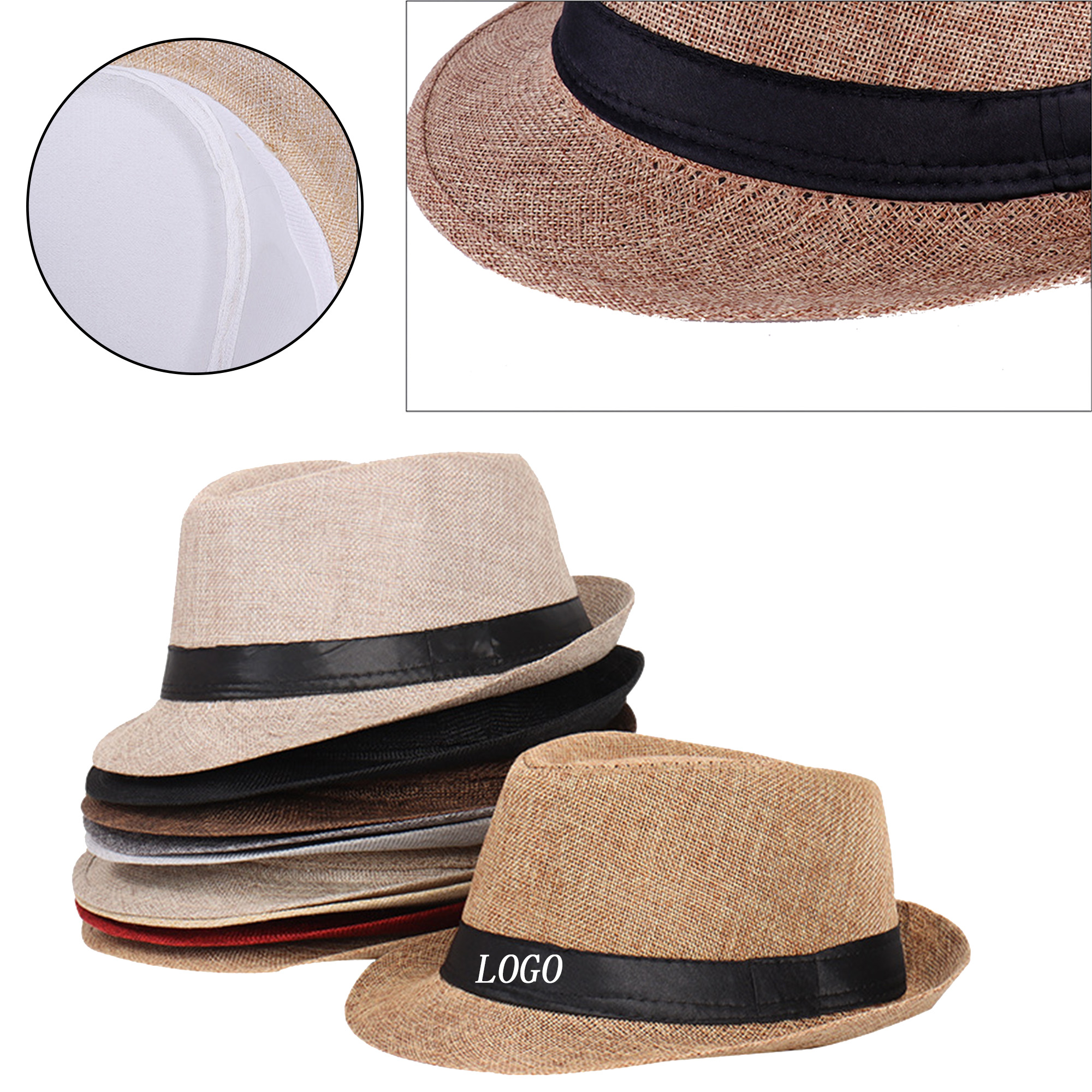 Men's And Women's Short-Brimmed Jazz Hat 2