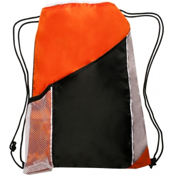 Side Mesh Pockets Drawstring Backpacks 10