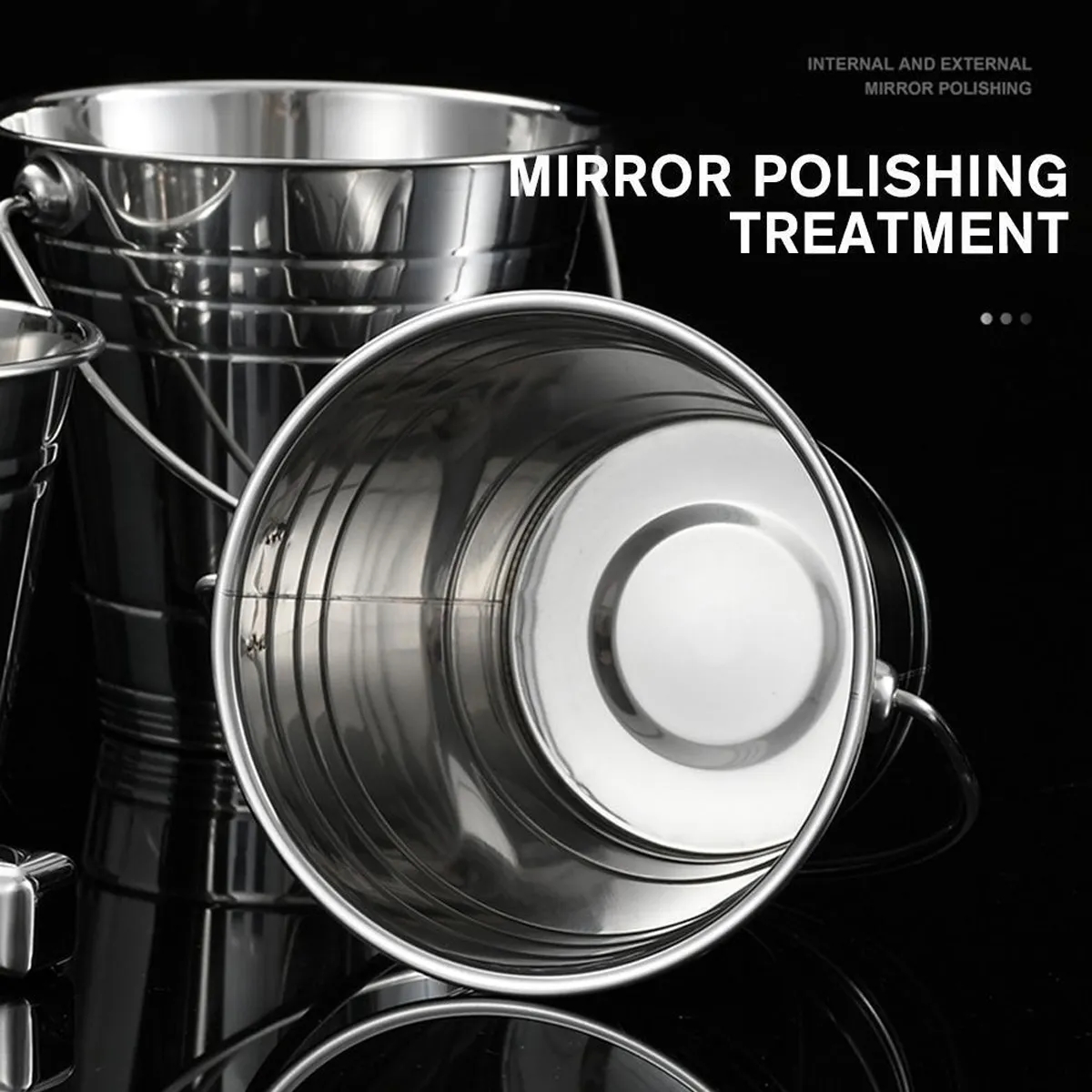 3L Stainless steel Ice Bucket 3