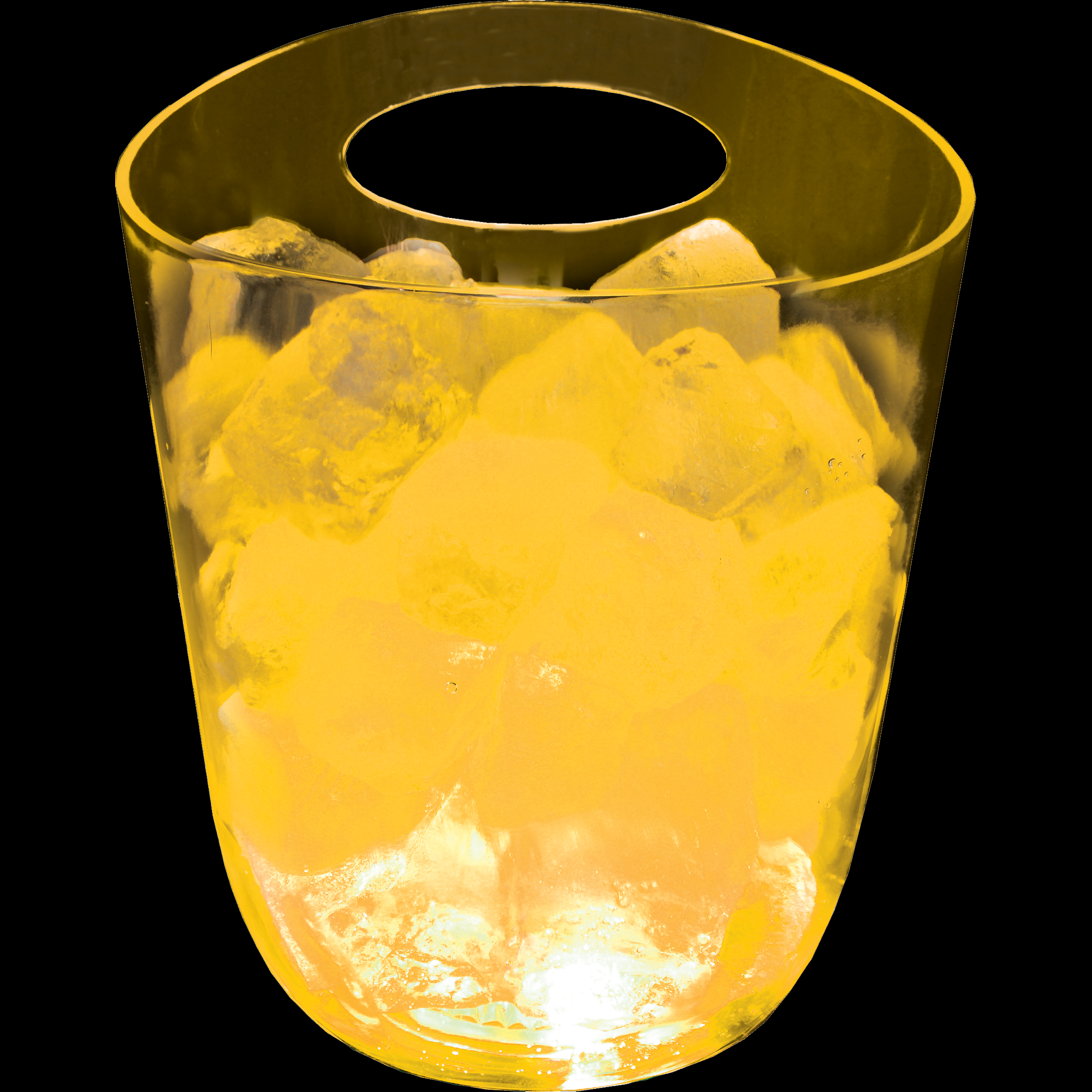 125oz Lites Up Plastic Champagne Ice Bucket with Handle 14