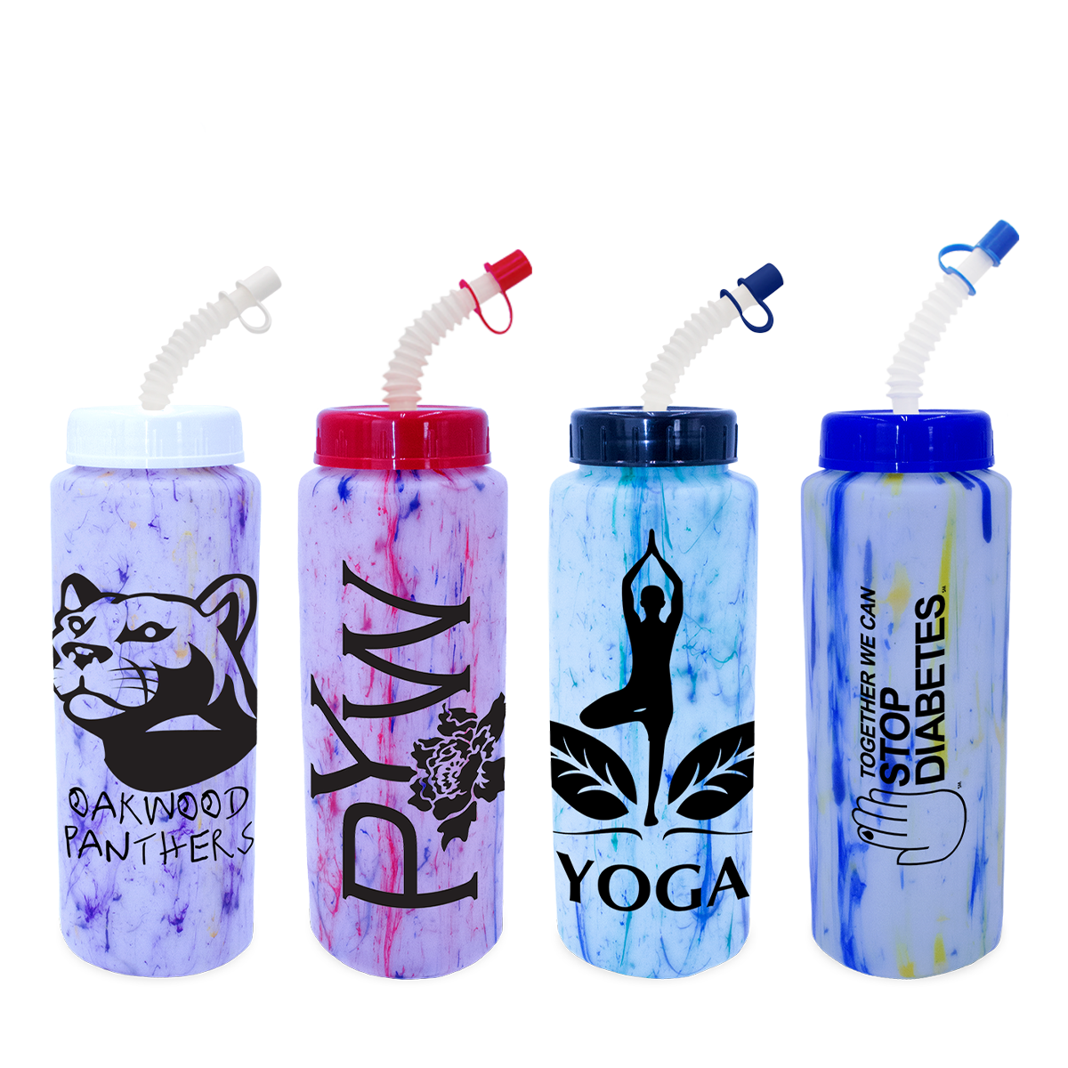 32 oz. Confetti Sports Bottle with Flexible Straw.. 9