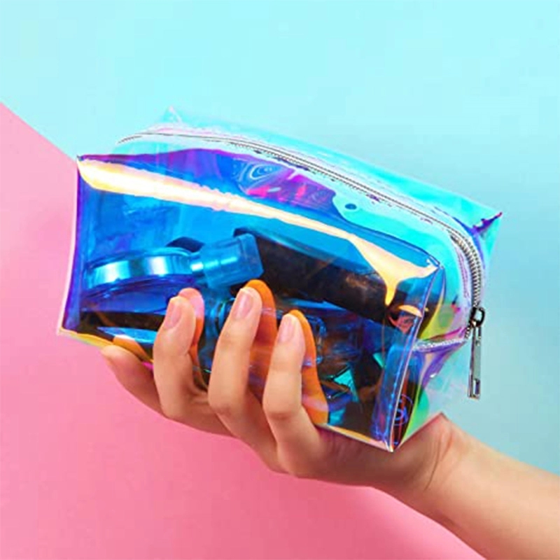 Holographic cosmetic bag Laser Transparent Makeup 8