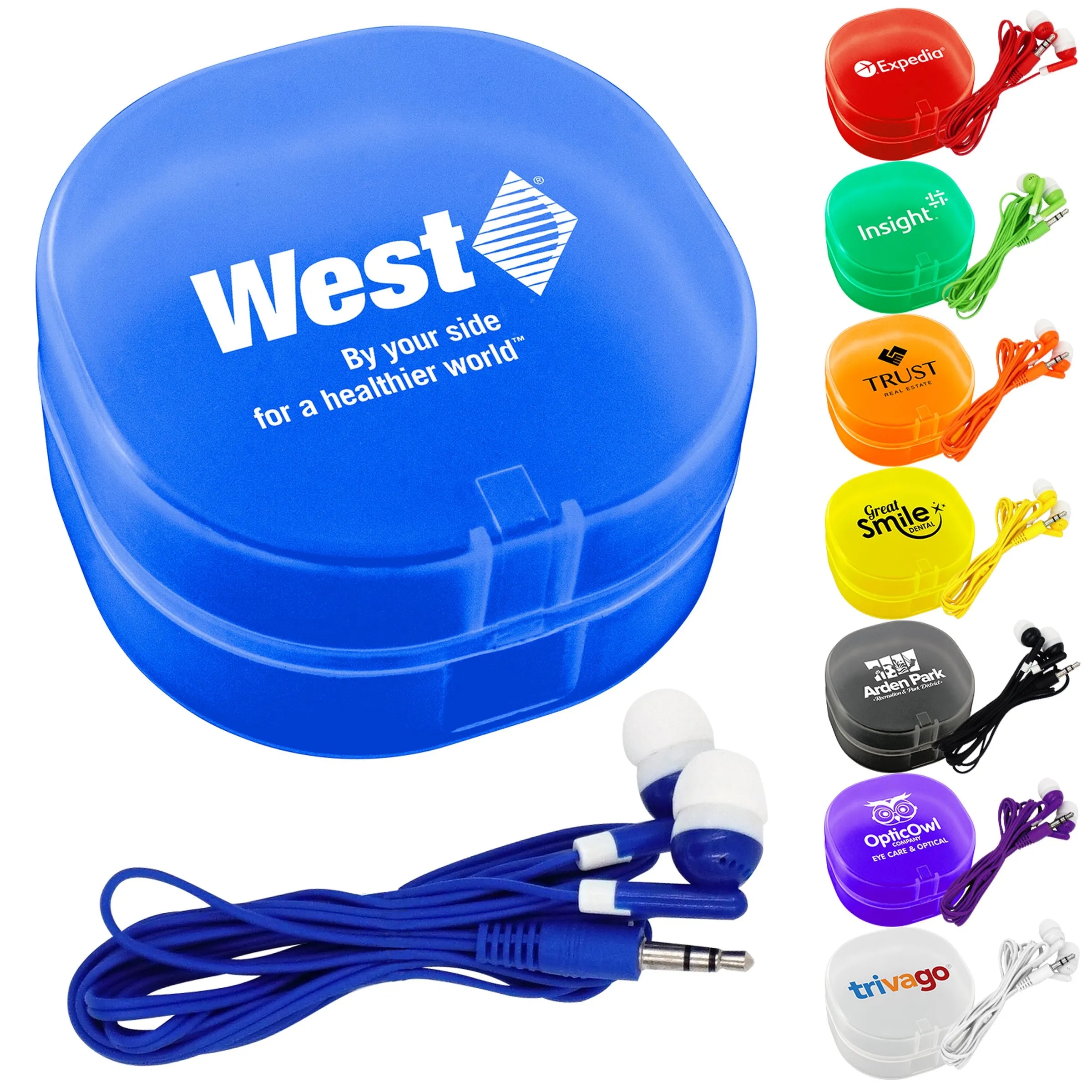 COLORFUL EAR BUD CARRY ALL