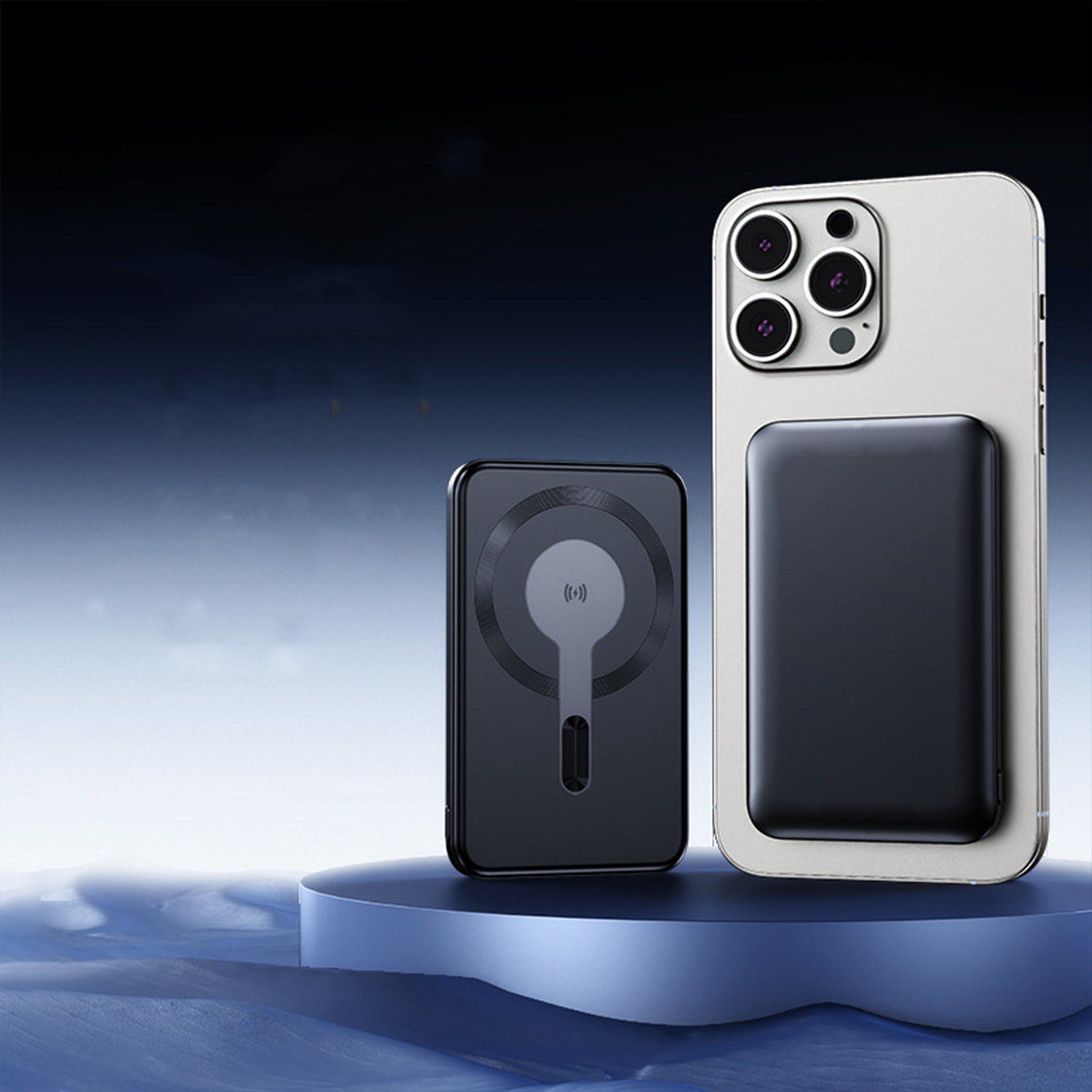 10,000mAh Portable card size magnetic power banks 4