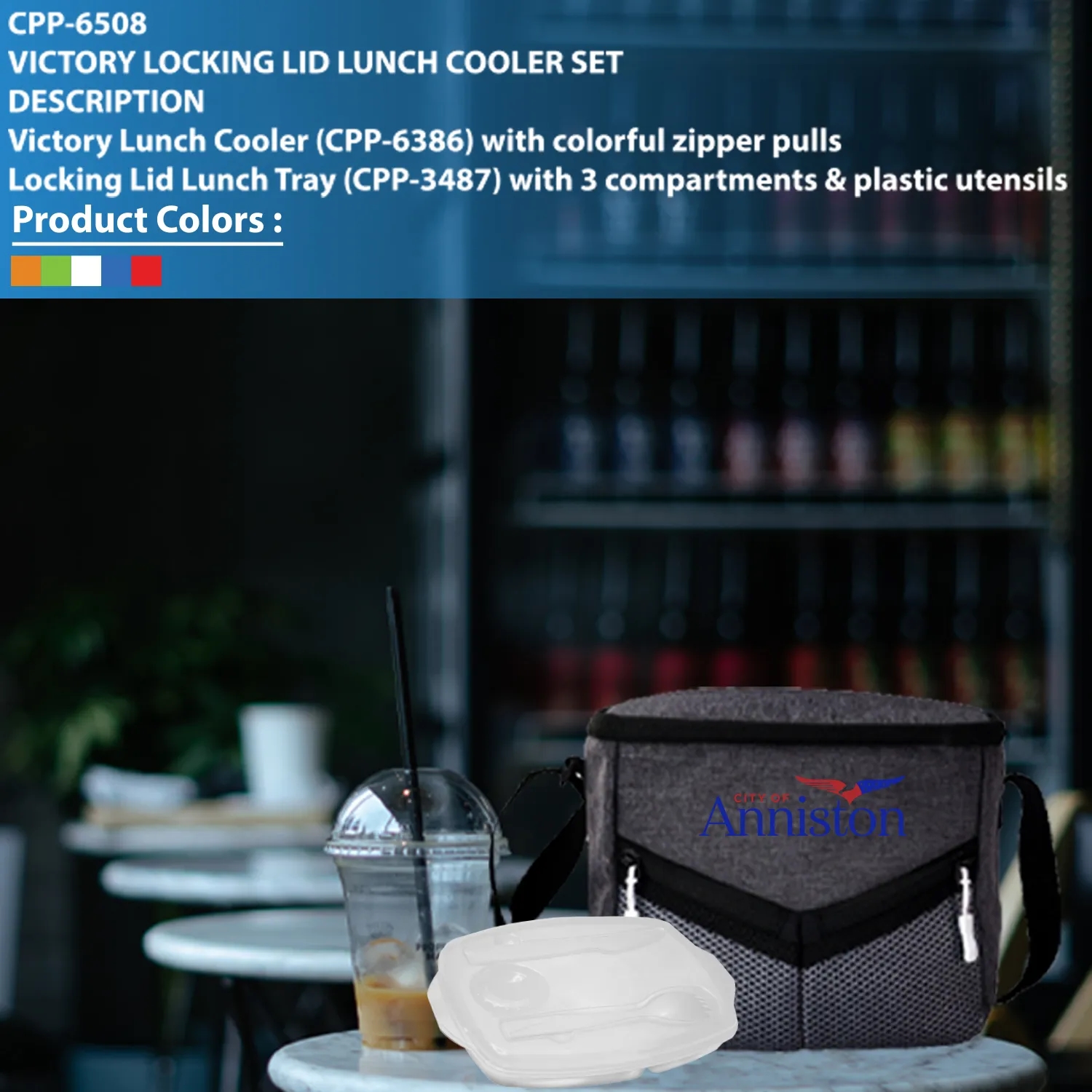 Victory Locking Lid Lunch Cooler Set 9