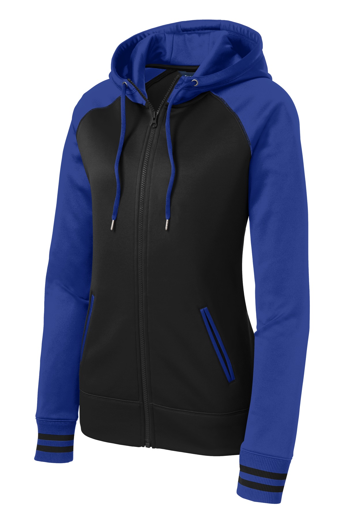 Sport-Tek Women's Sport-Wick Varsity Fleece Full-Zip Hooded Jacket. LST236 21