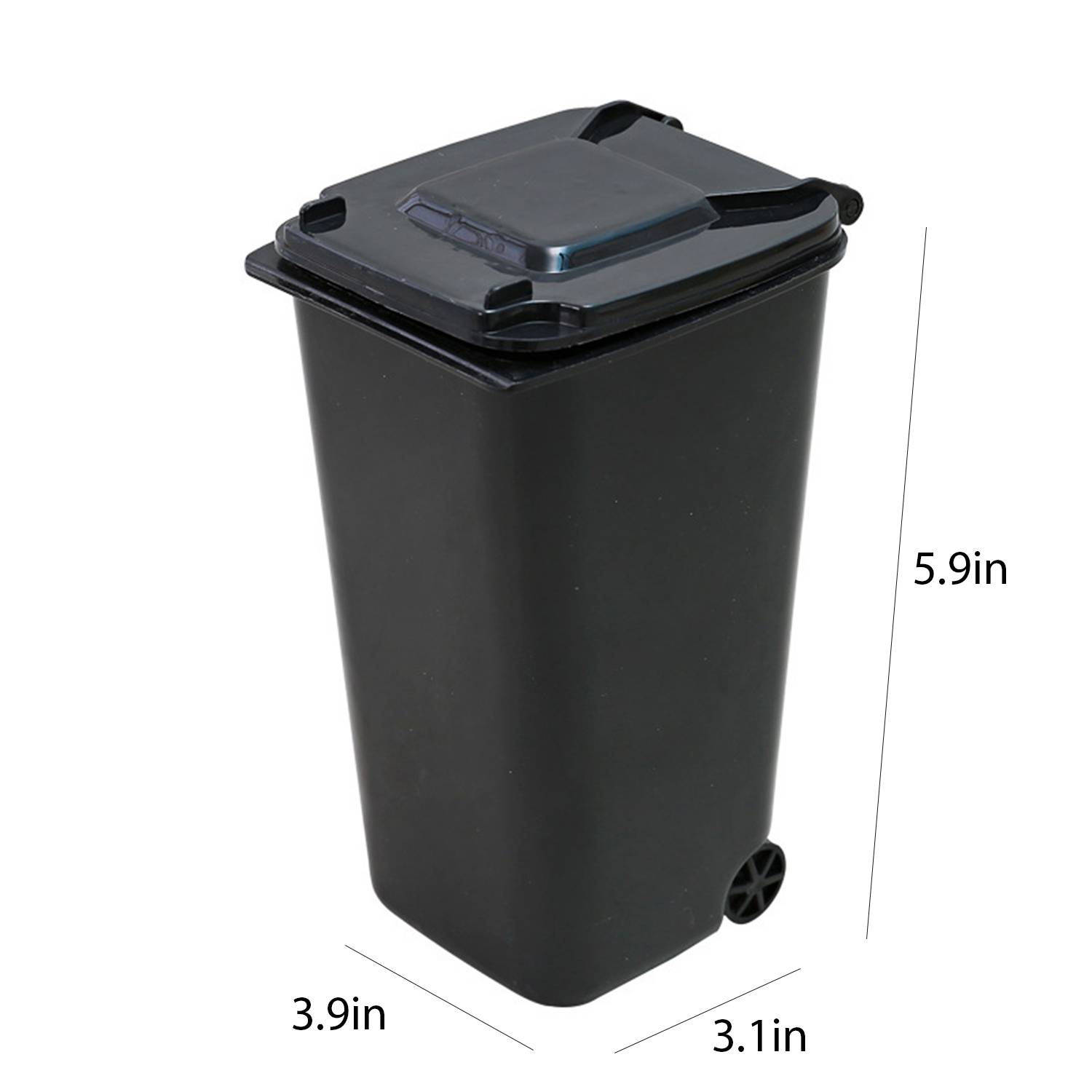 Mini Plastic Desktop Trash Can 1