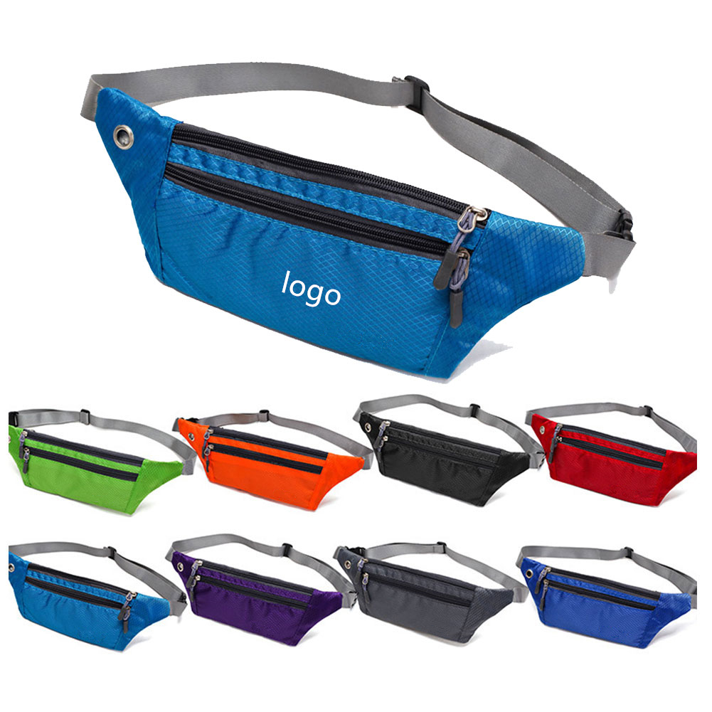 3 Zipper Ultra Light No-Bounce Waist Bag 2