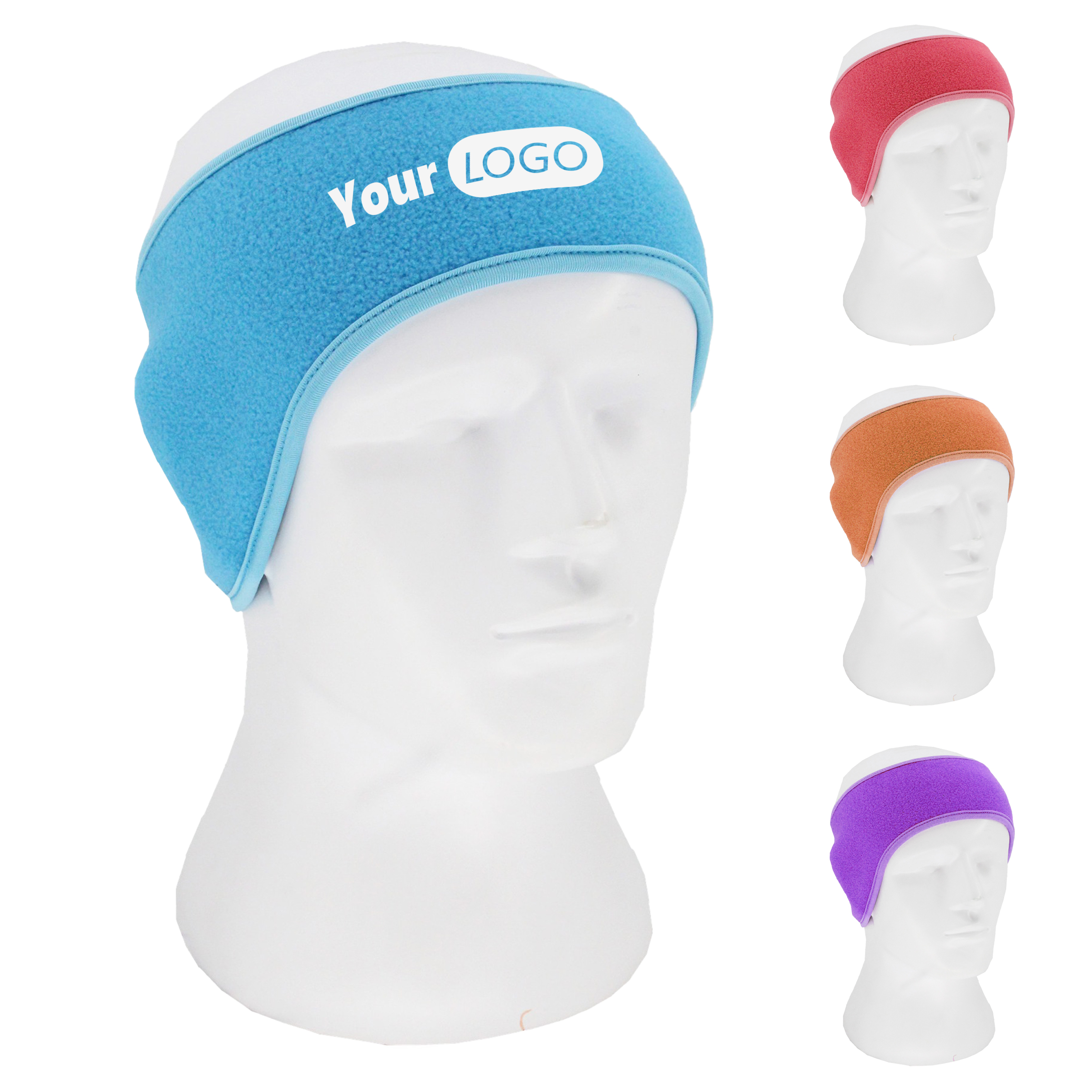 Polar Fleece Winter Sports Headband With Custom Logo 5
