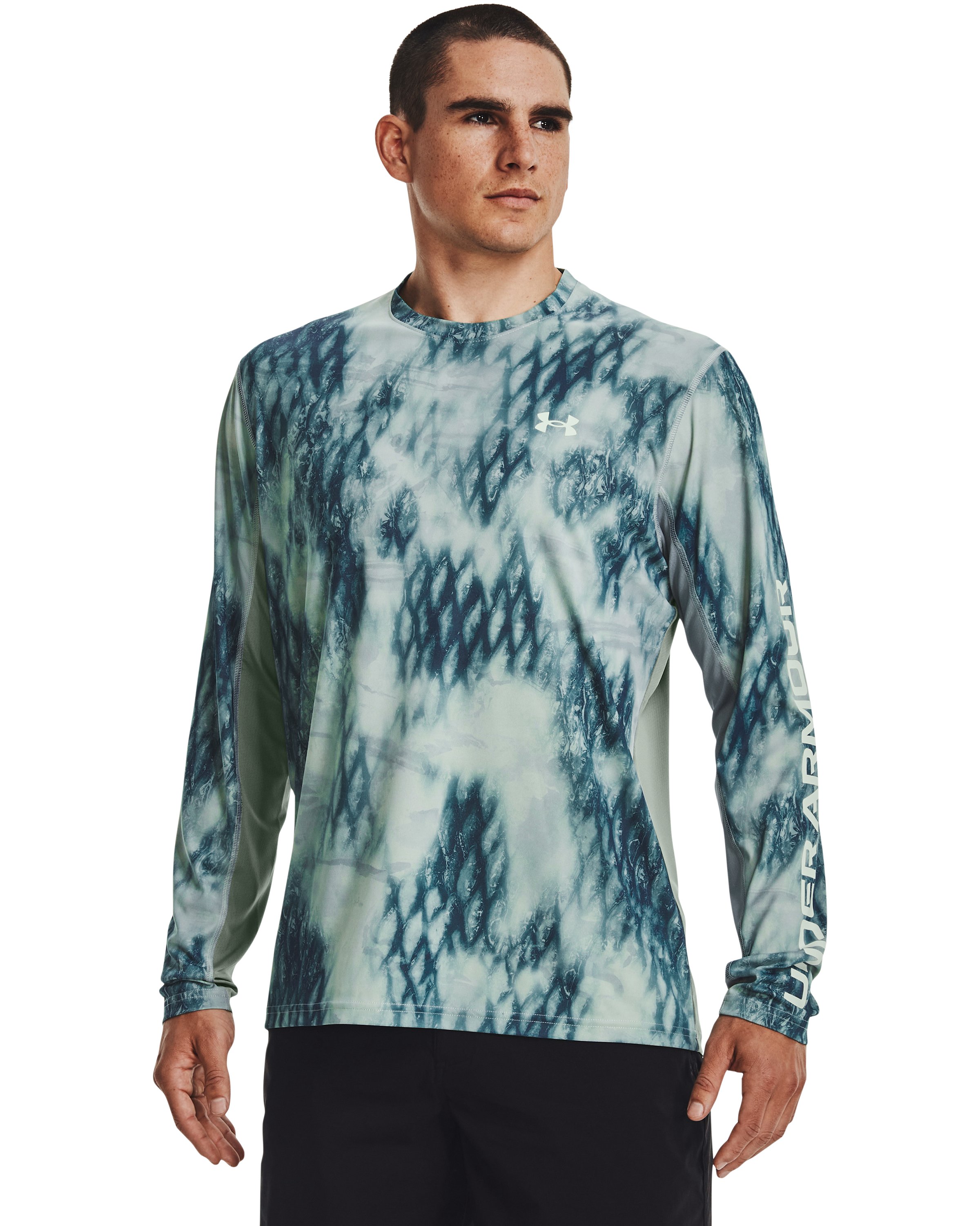 UA Iso-Chill Shorebreak Camo Men's Long Sleeve 5