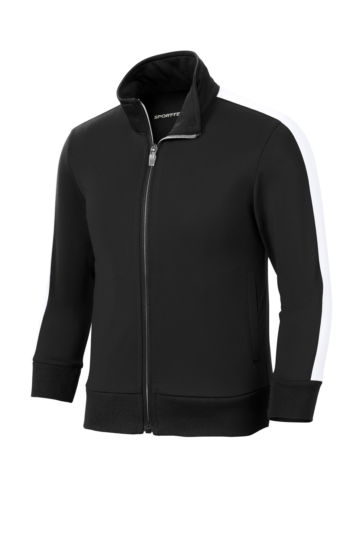 Sport-Tek Youth Tricot Sleeve Stripe Track Jacket. YST94 26
