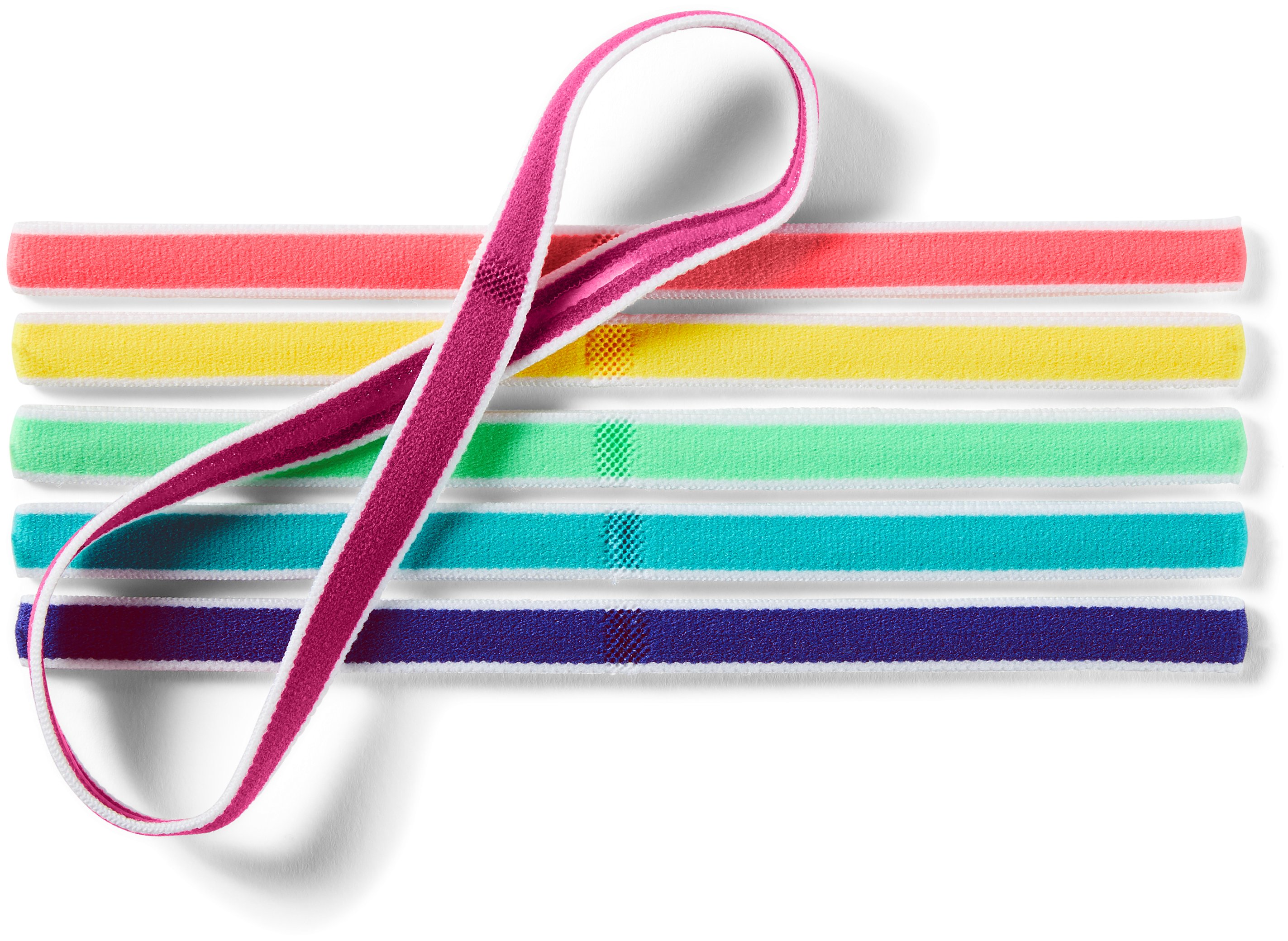 UA Mini Girls' 6-Pack Headbands 8