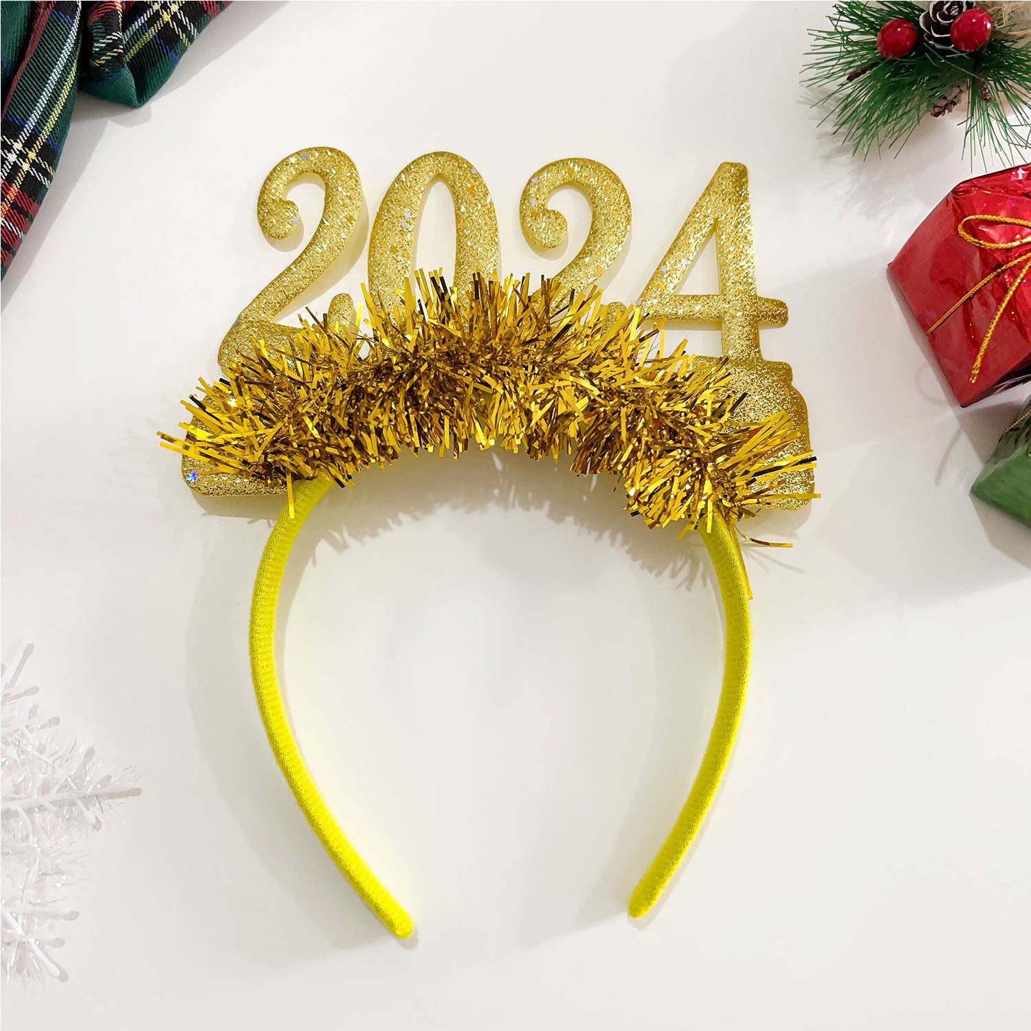 Christmas Party Digital New Year Decorative Headband 8