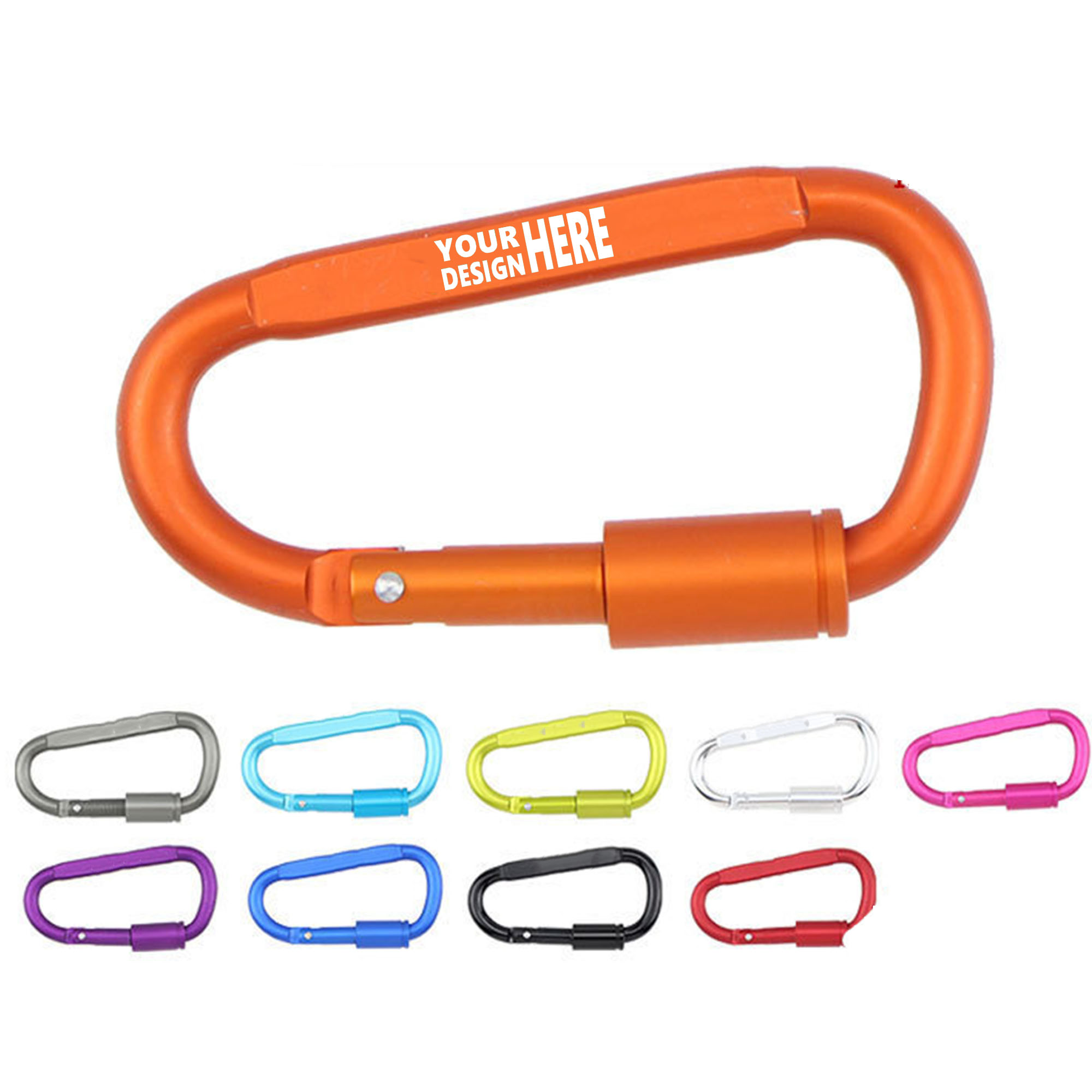 Custom Carabiner Clip – Logo Printable 1