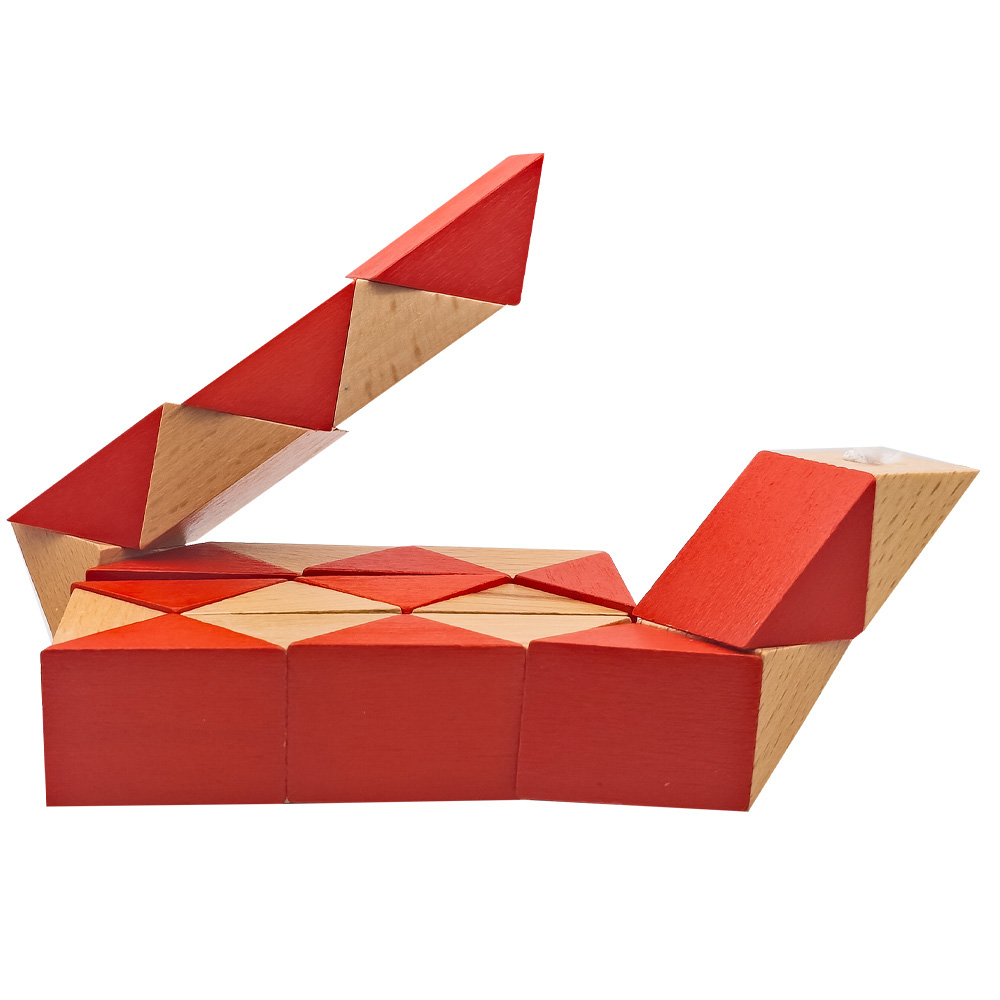 Wooden Snake Puzzle 6
