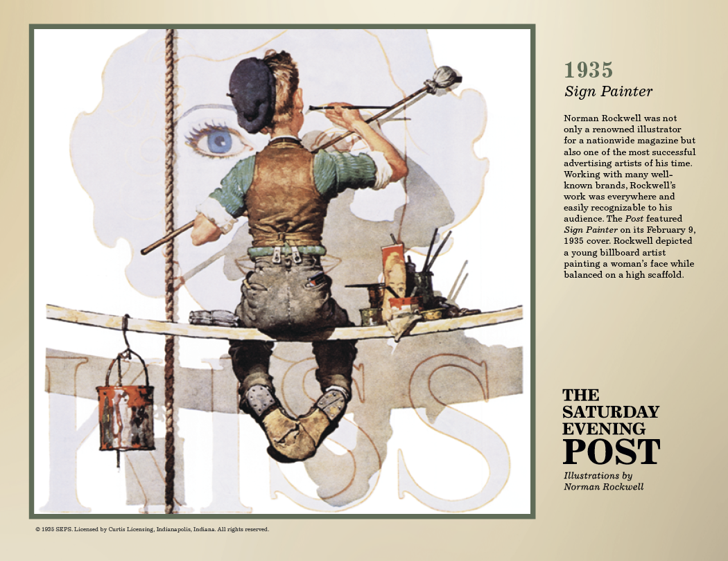 Triumph® Calendars The Saturday Evening Post Deluxe Pocket Calendar 18