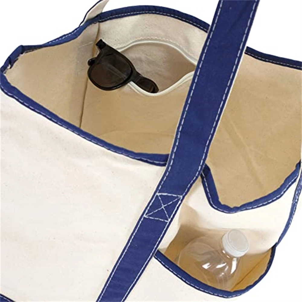 Deluxe Tote Bag With Outer Pocket, custom tote bag with logo imprint 3