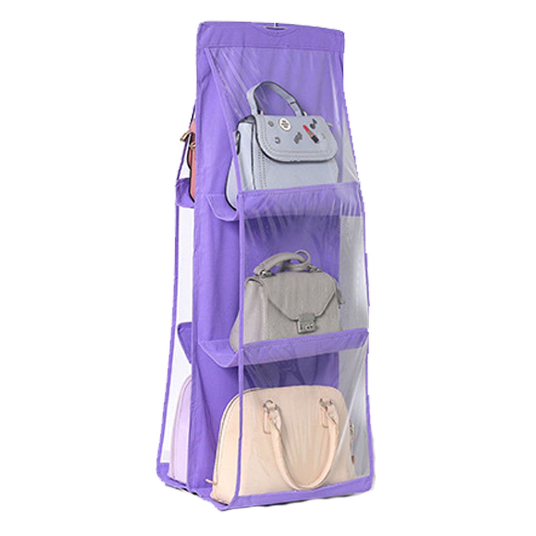 Nonwoven 6Pockets Hanging Closet Storage Bag 6