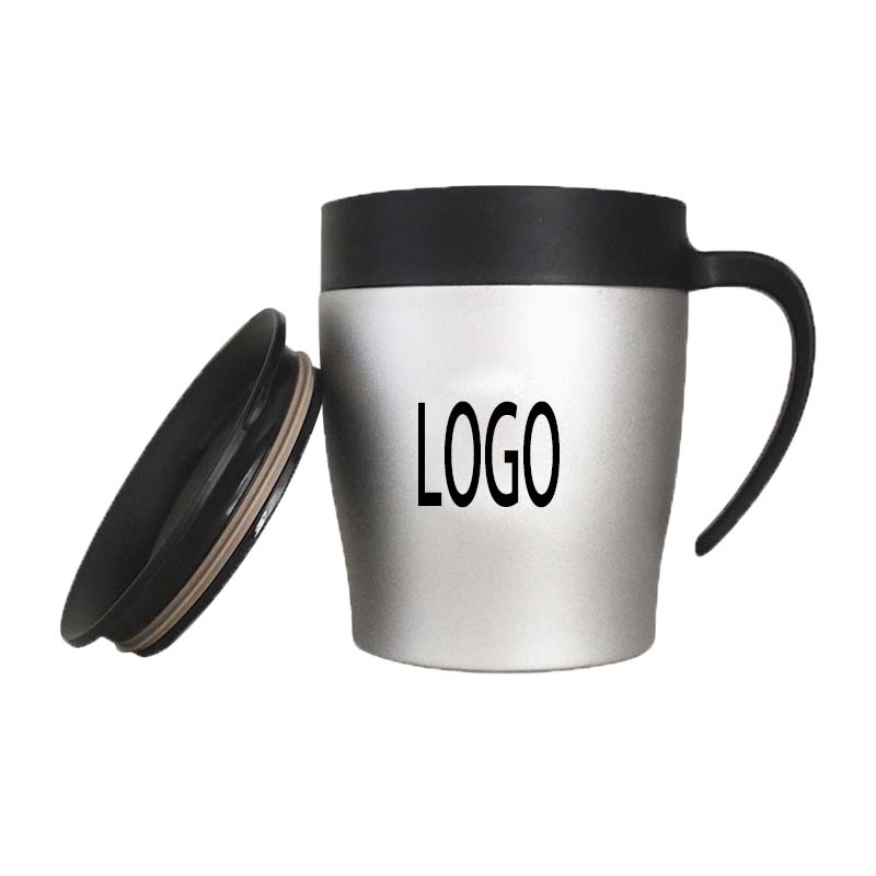 Insulated Stainless Steel Coffee Mug W/ Spoon and Lid for Office/Travel---11 OZ 4
