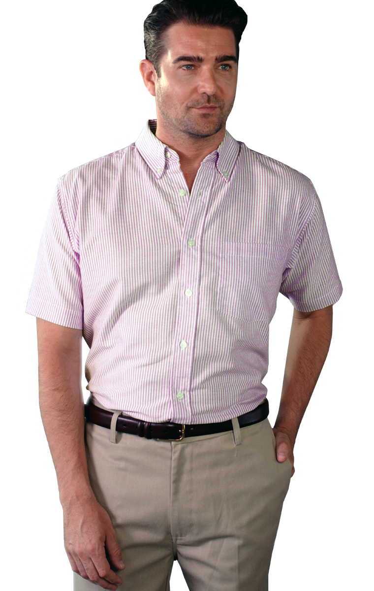 Men's Short-Sleeve Oxford Shirt 10