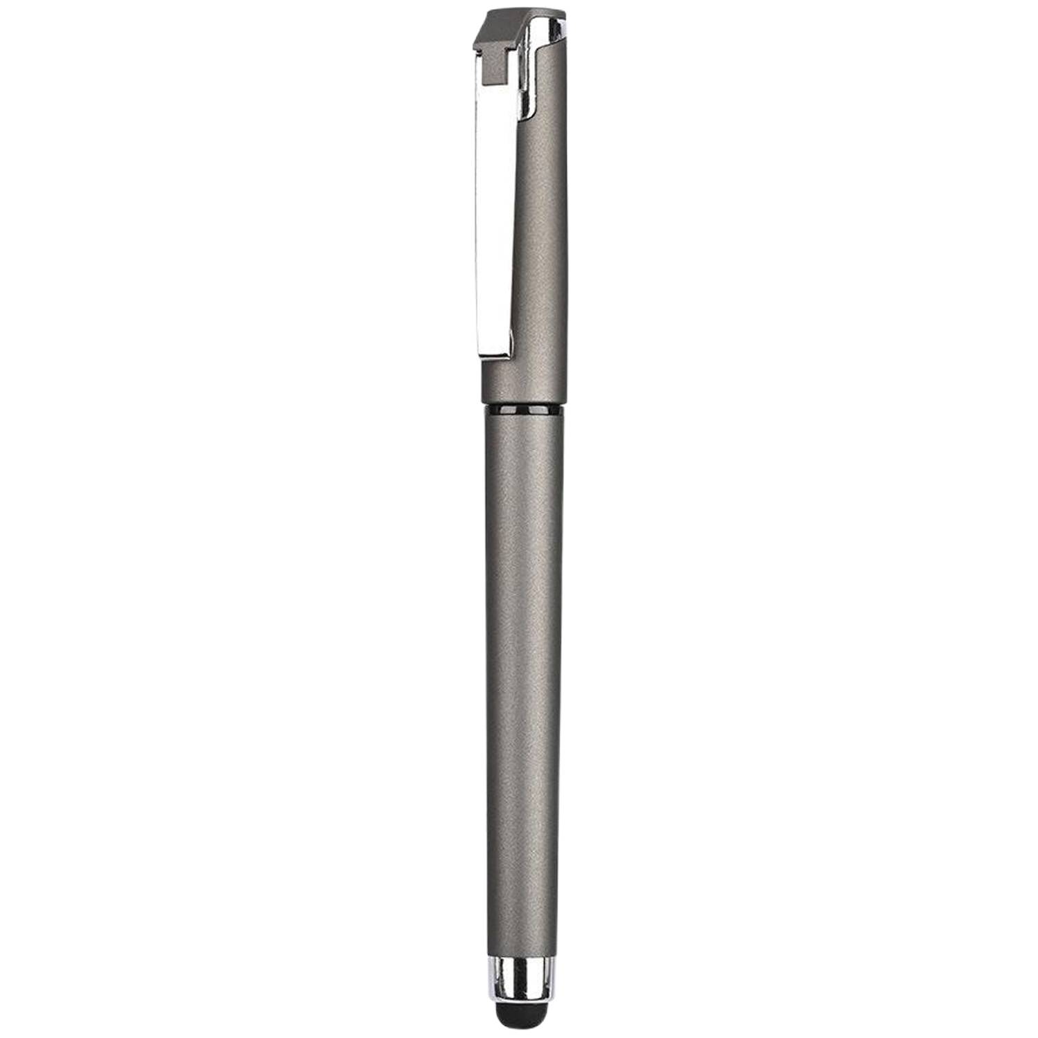 2 in 1 Cap Action Business Ballpoint Pen w/ Stylus Tip 9