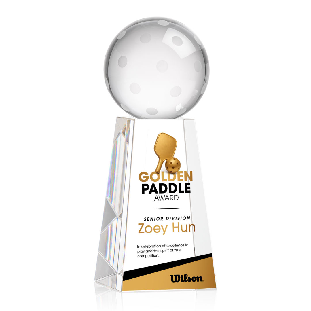 Pickleball VividPrint™ Award on Novita Base 12